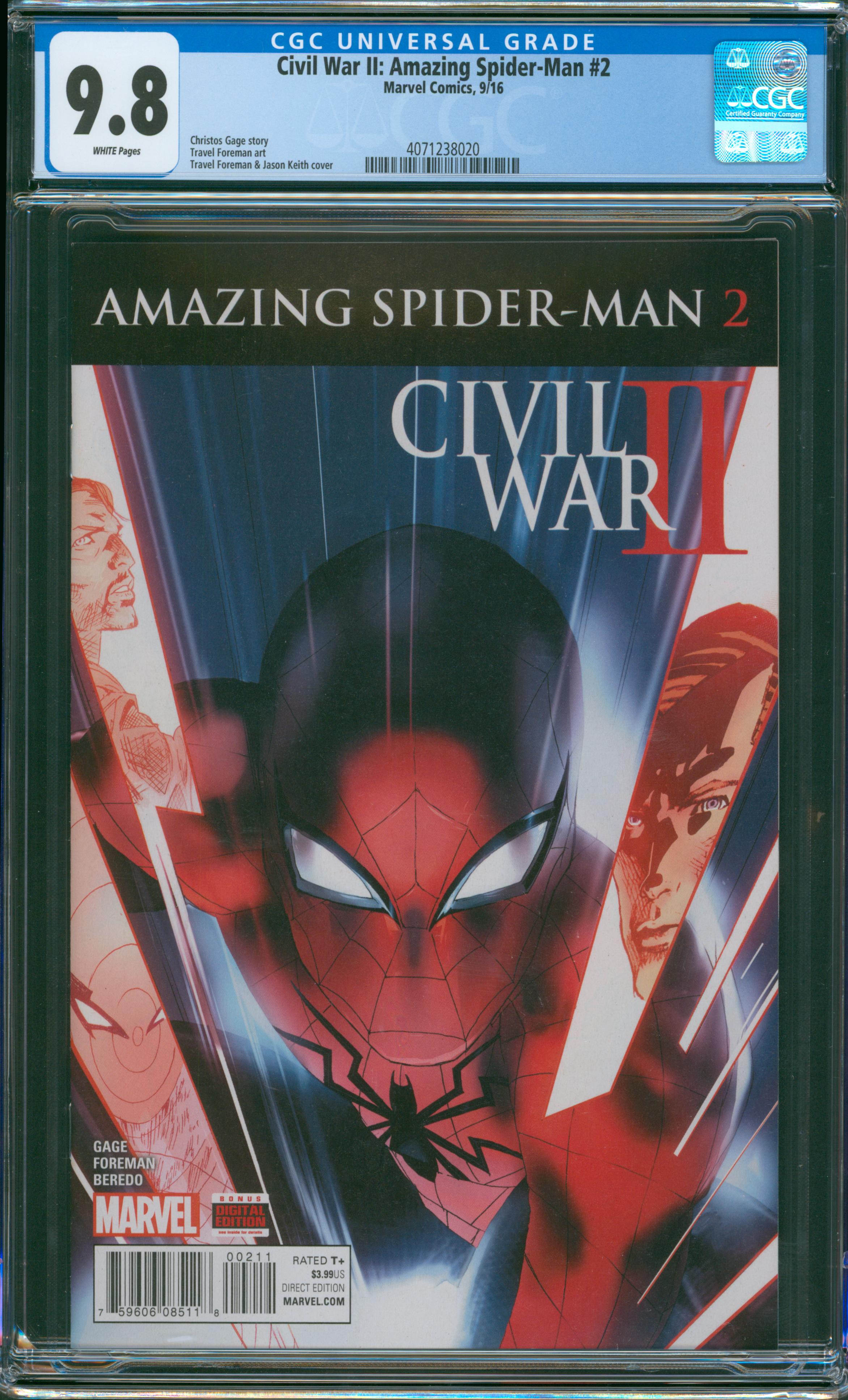 Civil War II: Amazing Spider-Man #2 CGC 9.8