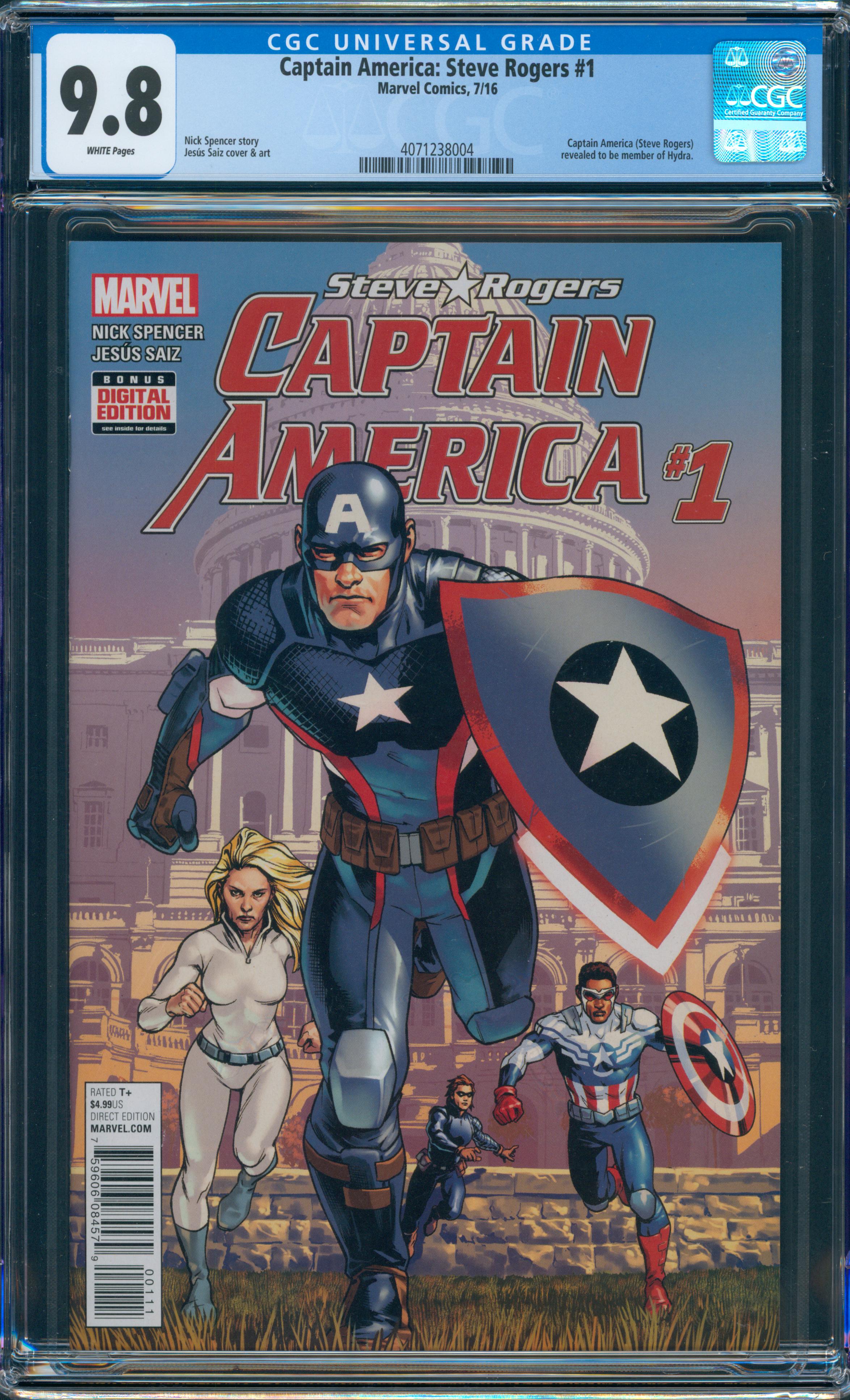 Captain America: Steve Rogers #1 CGC 9.8