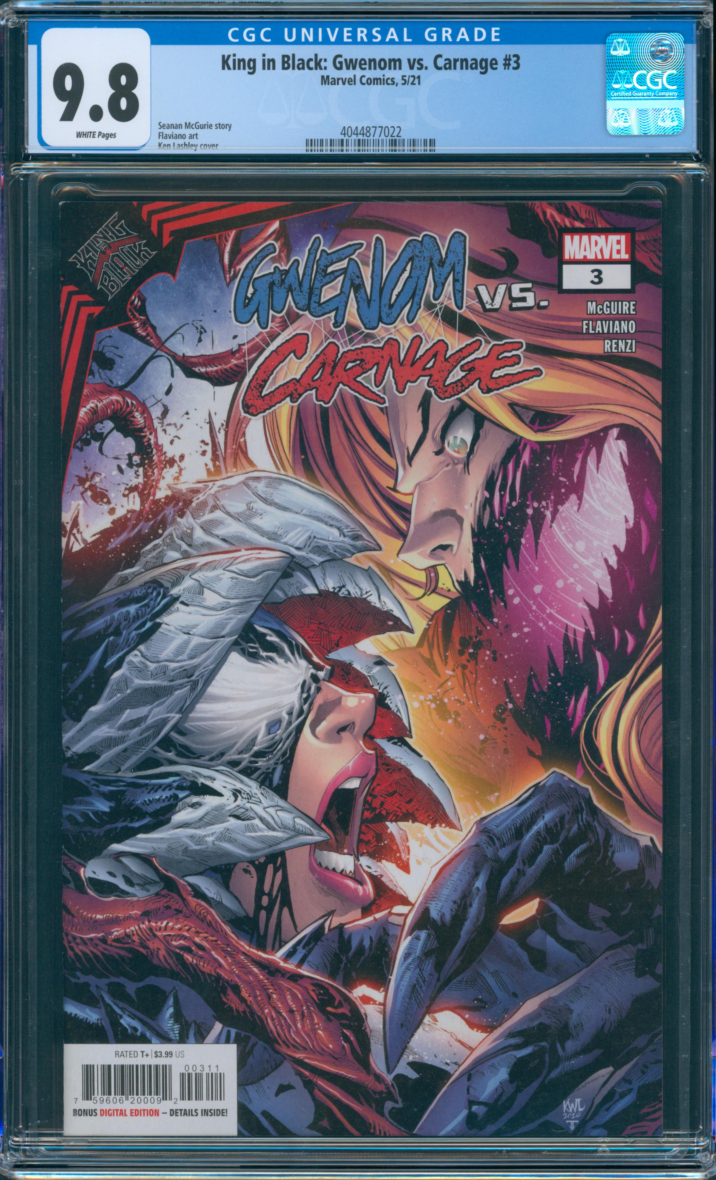 King in Black: Gwenom vs. Carnage #3 CGC 9.8