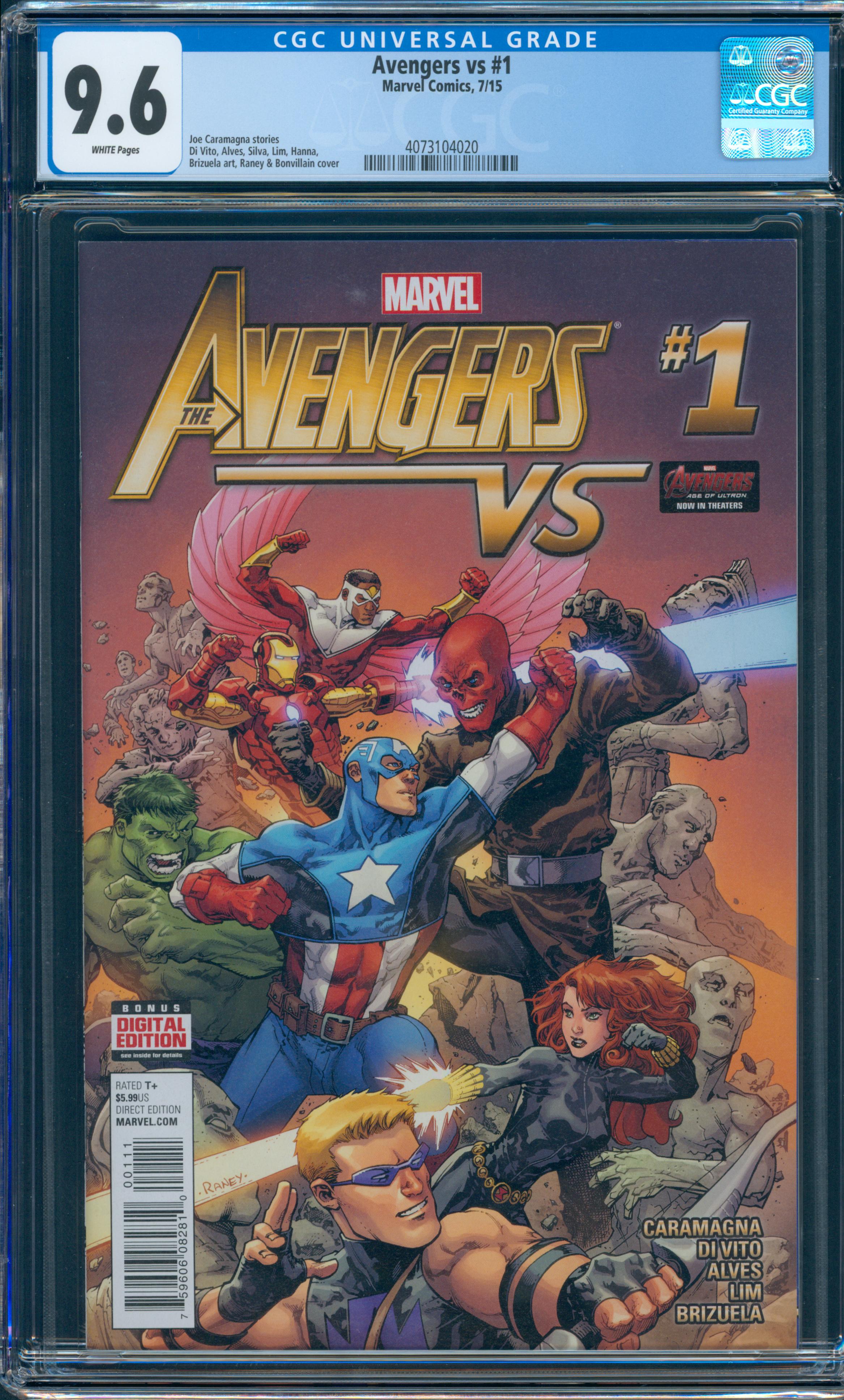 Avengers vs #1 CGC 9.6
