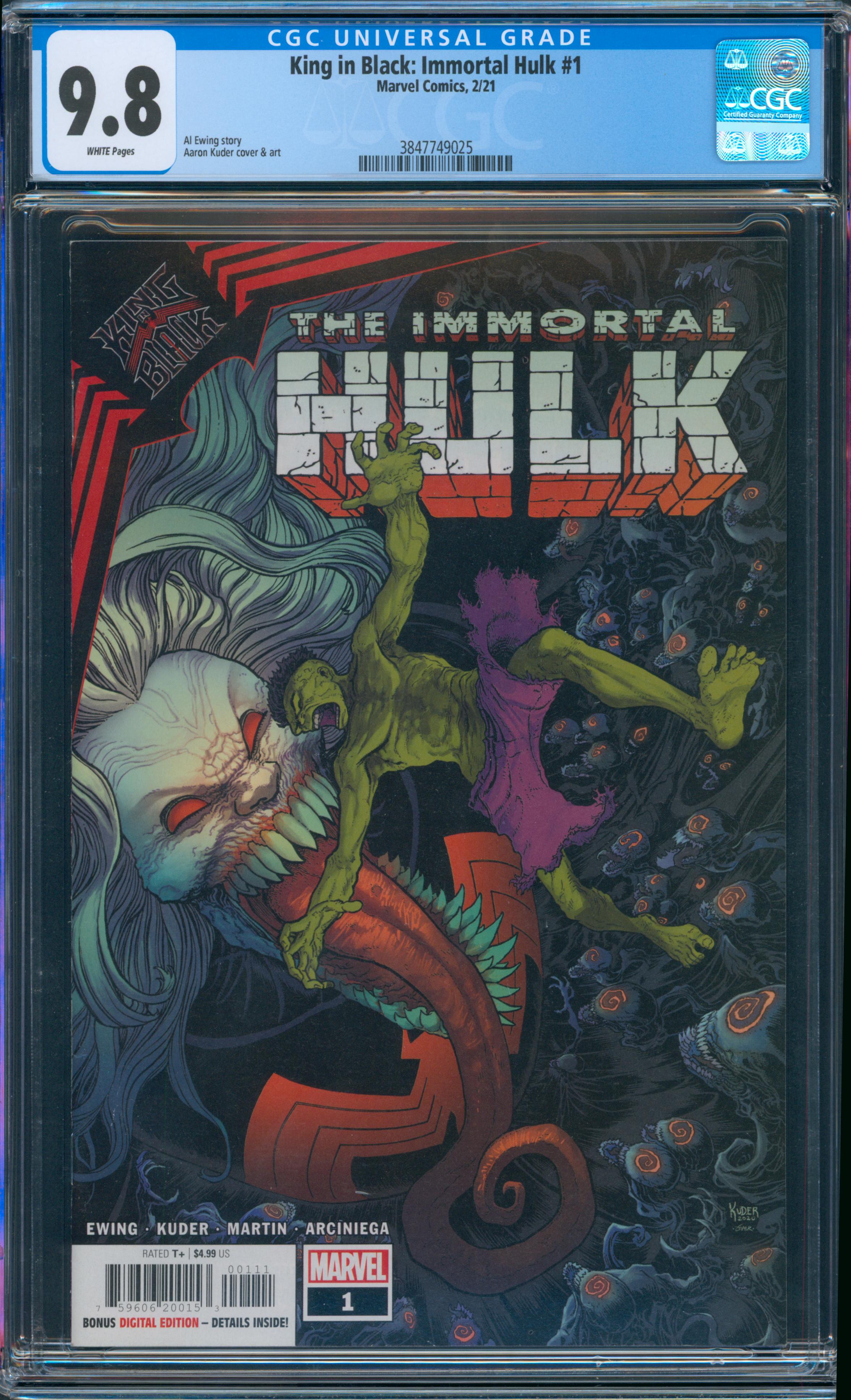 King in Black: Immortal Hulk #1 CGC 9.8