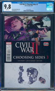 Civil War II: Choosing Sides #3 CGC 9.8
