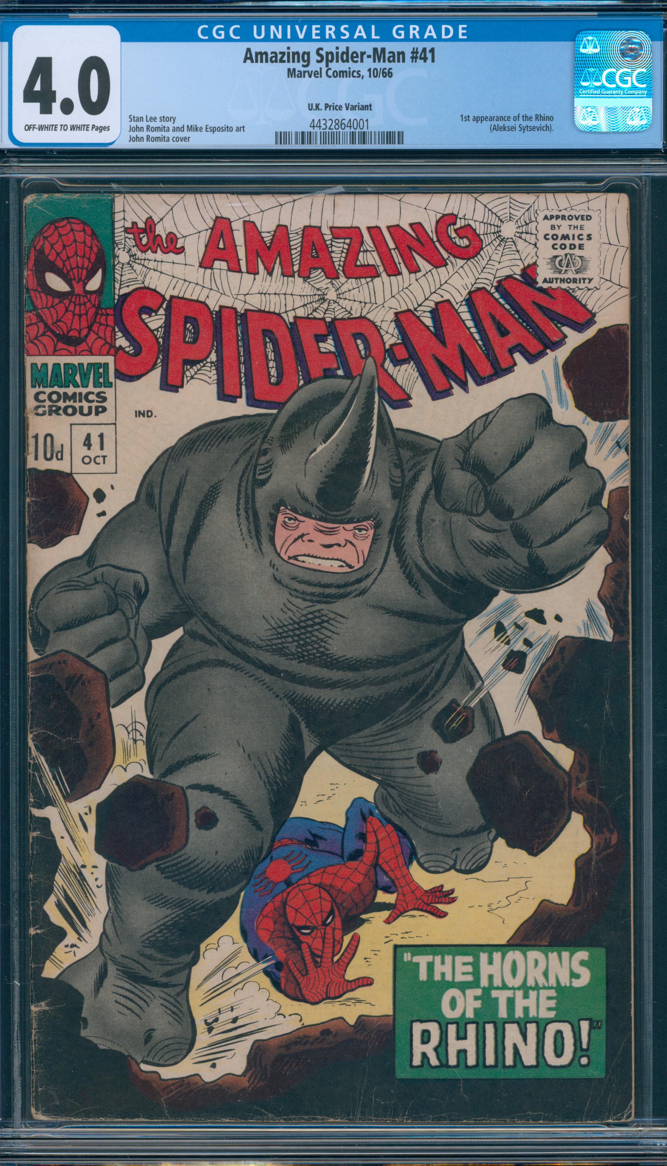 Amazing Spider-Man #41 CGC 4.0