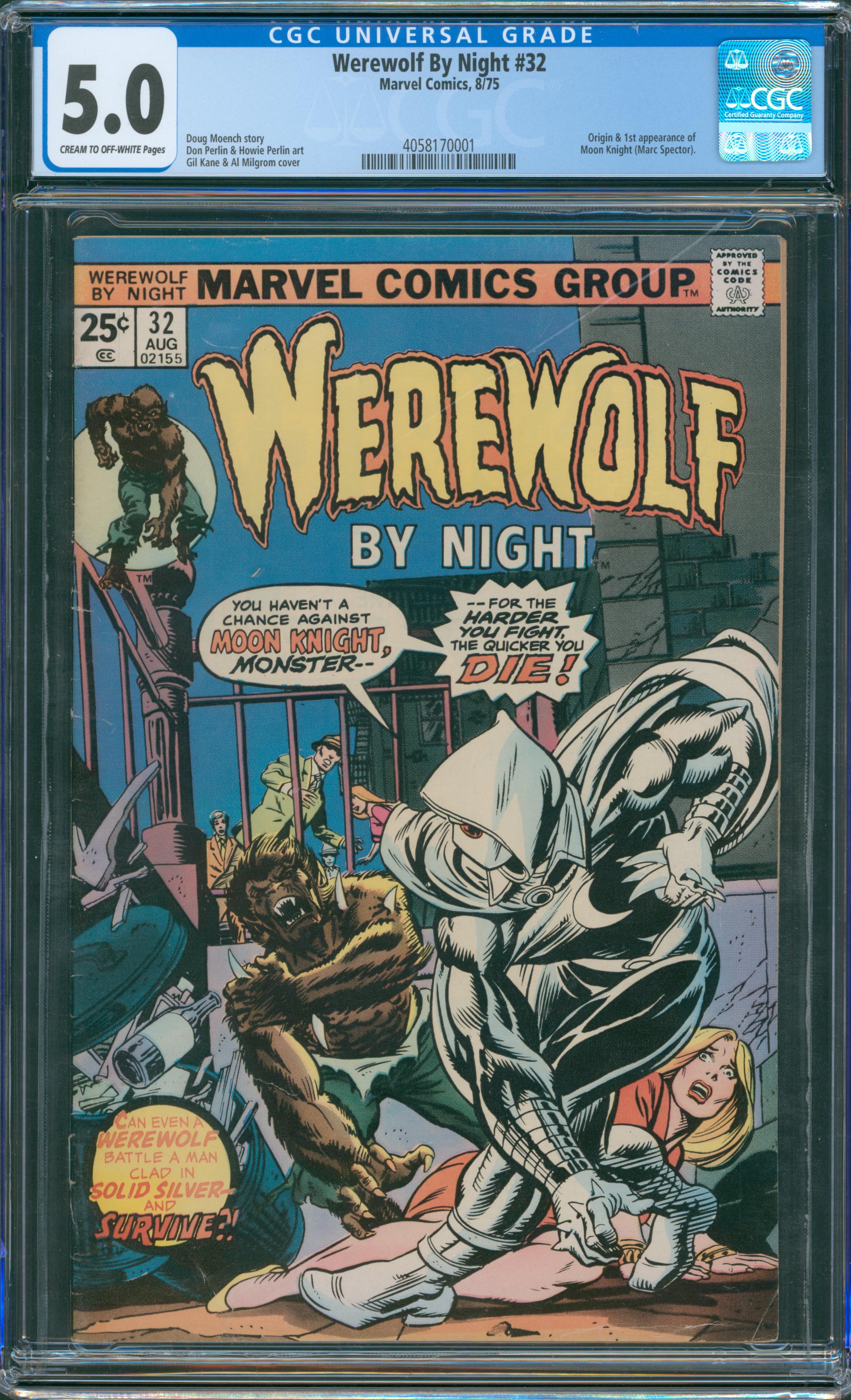 Werewolf By Night #32 CGC 5.0