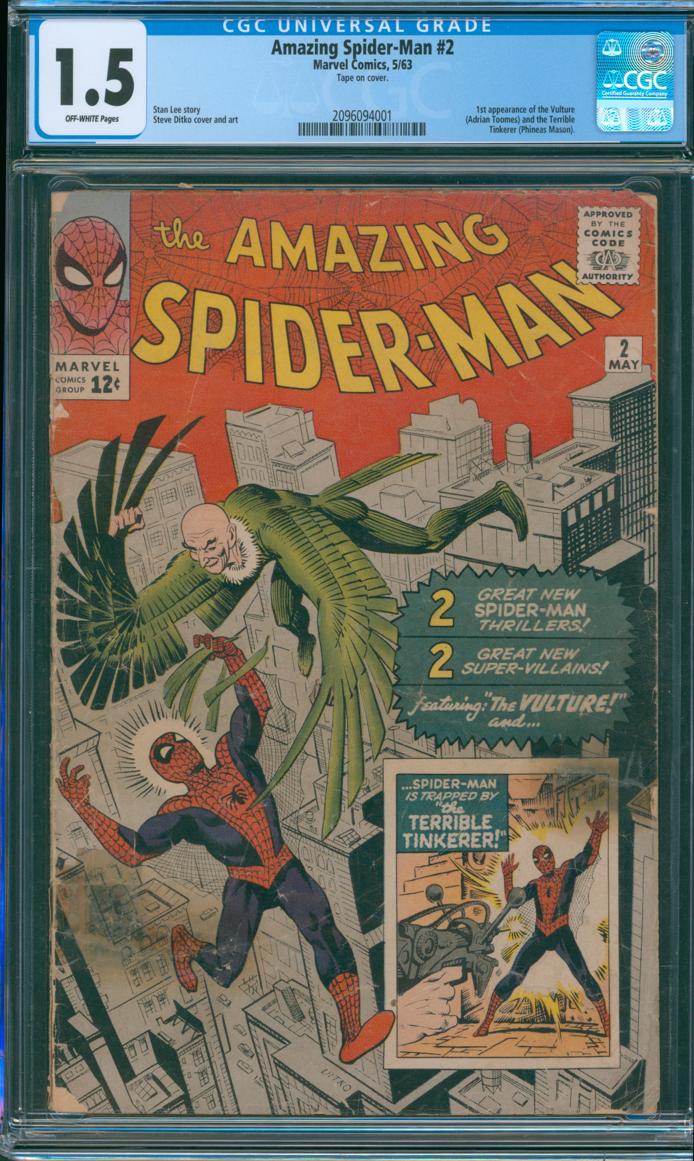 Amazing Spider-Man #2 CGC 1.5