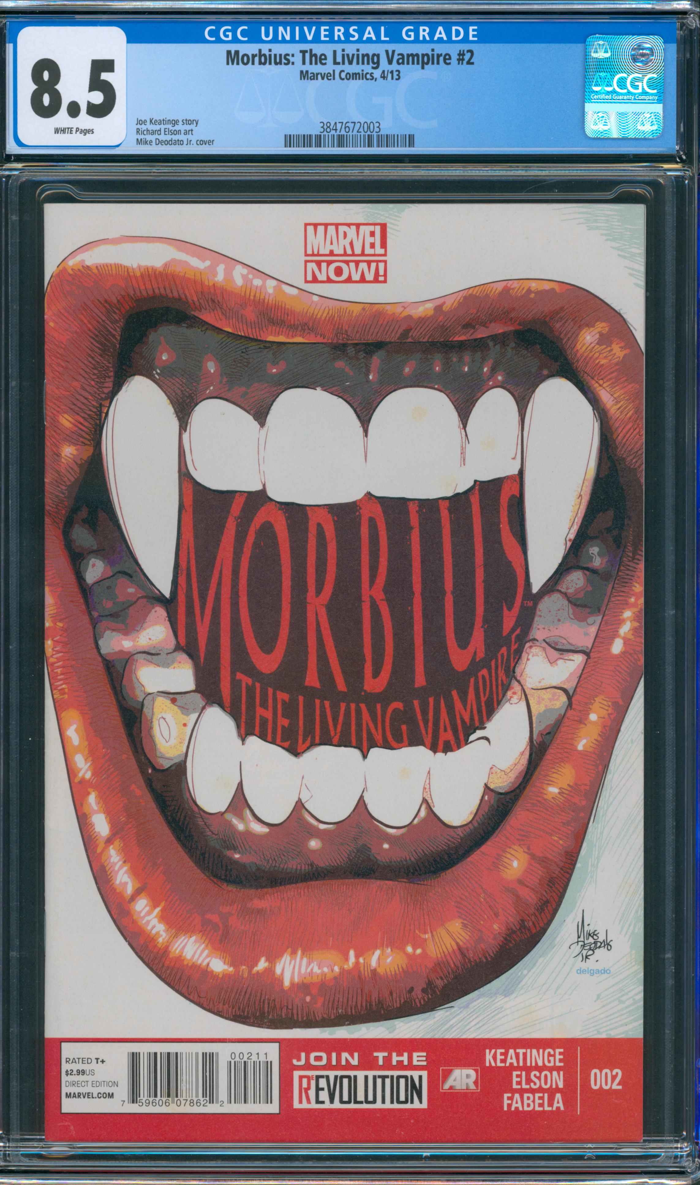 Morbius: The Living Vampire #2 CGC 8.5