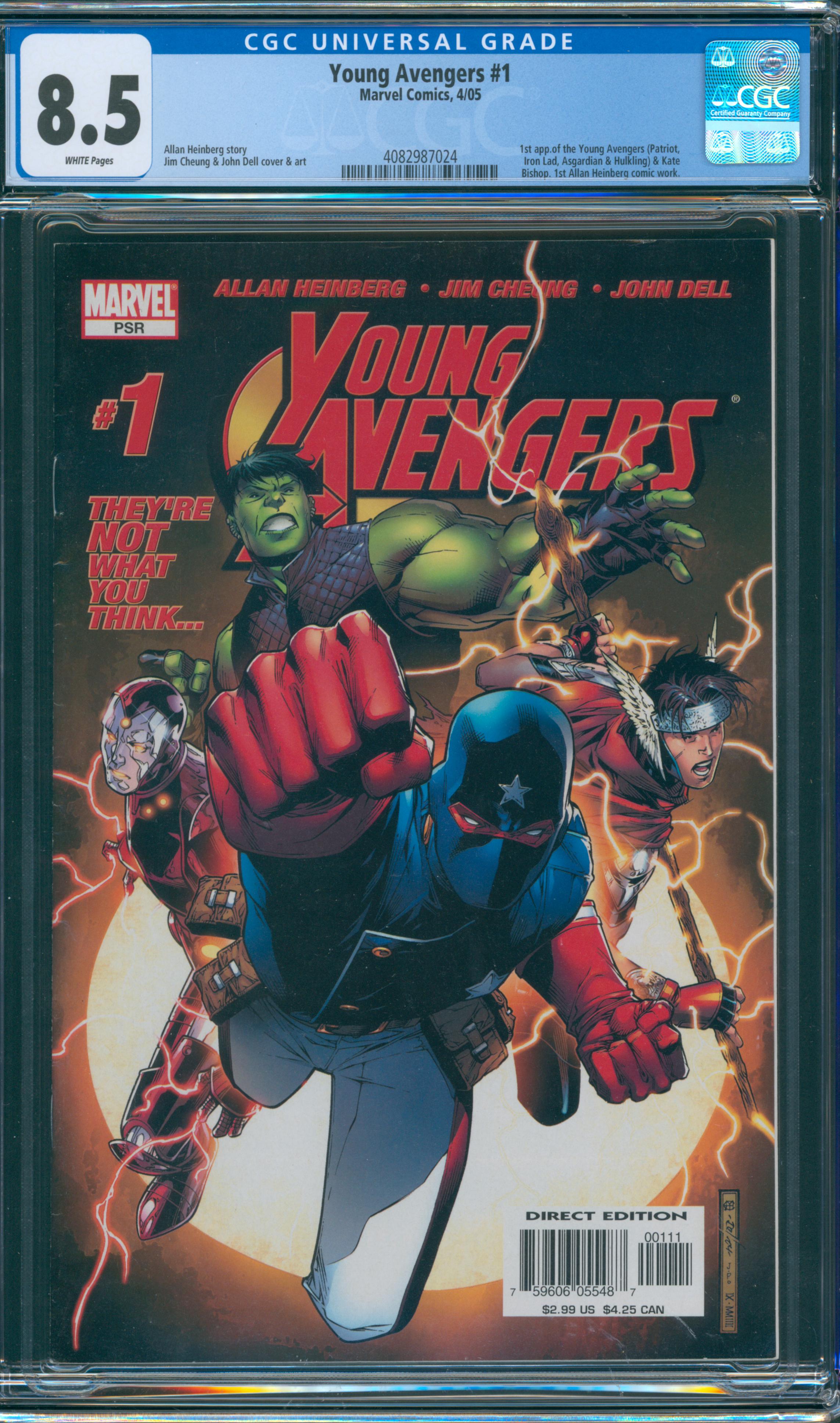 Young Avengers #1 CGC 8.5