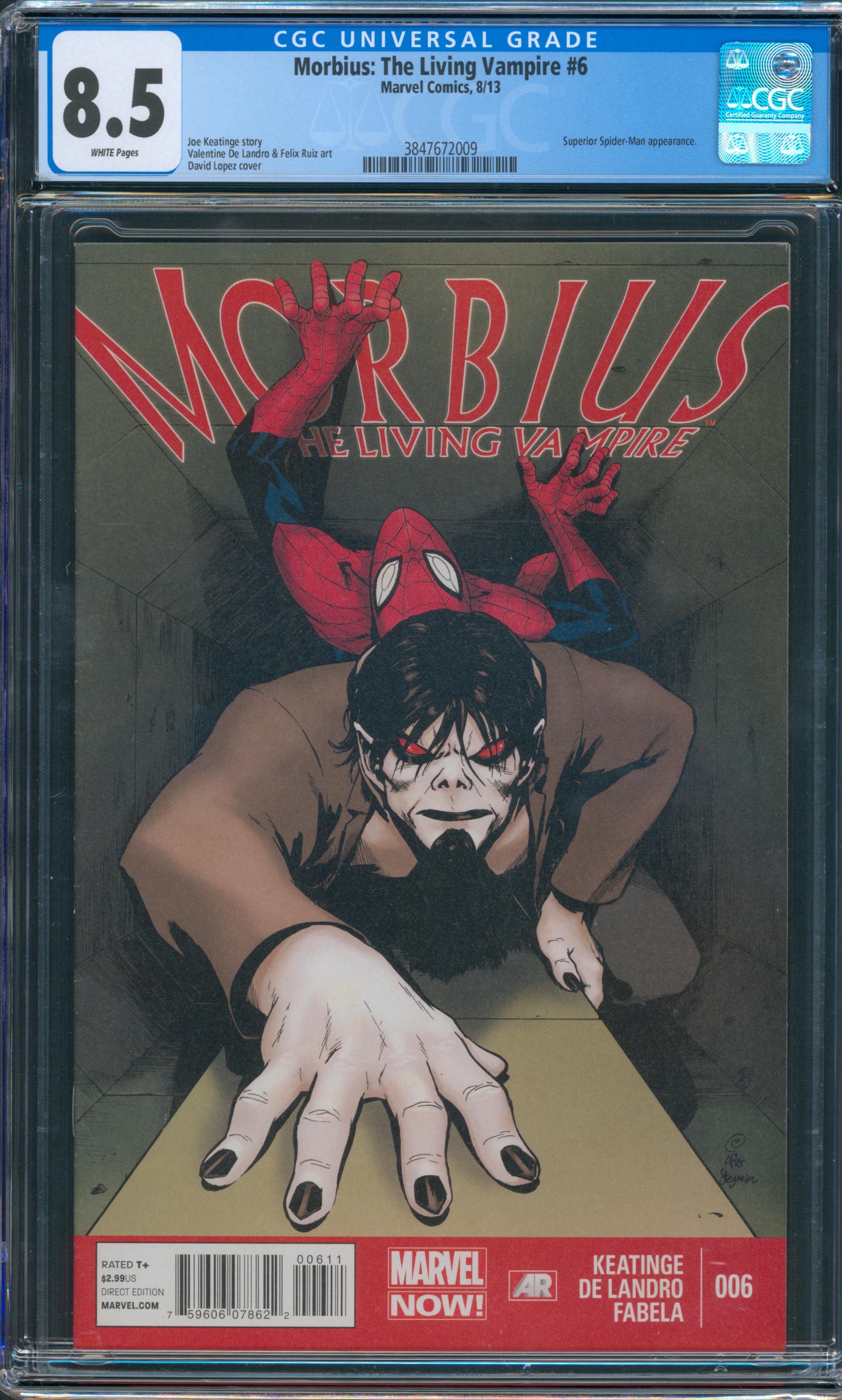 Morbius: The Living Vampire #6 CGC 8.5