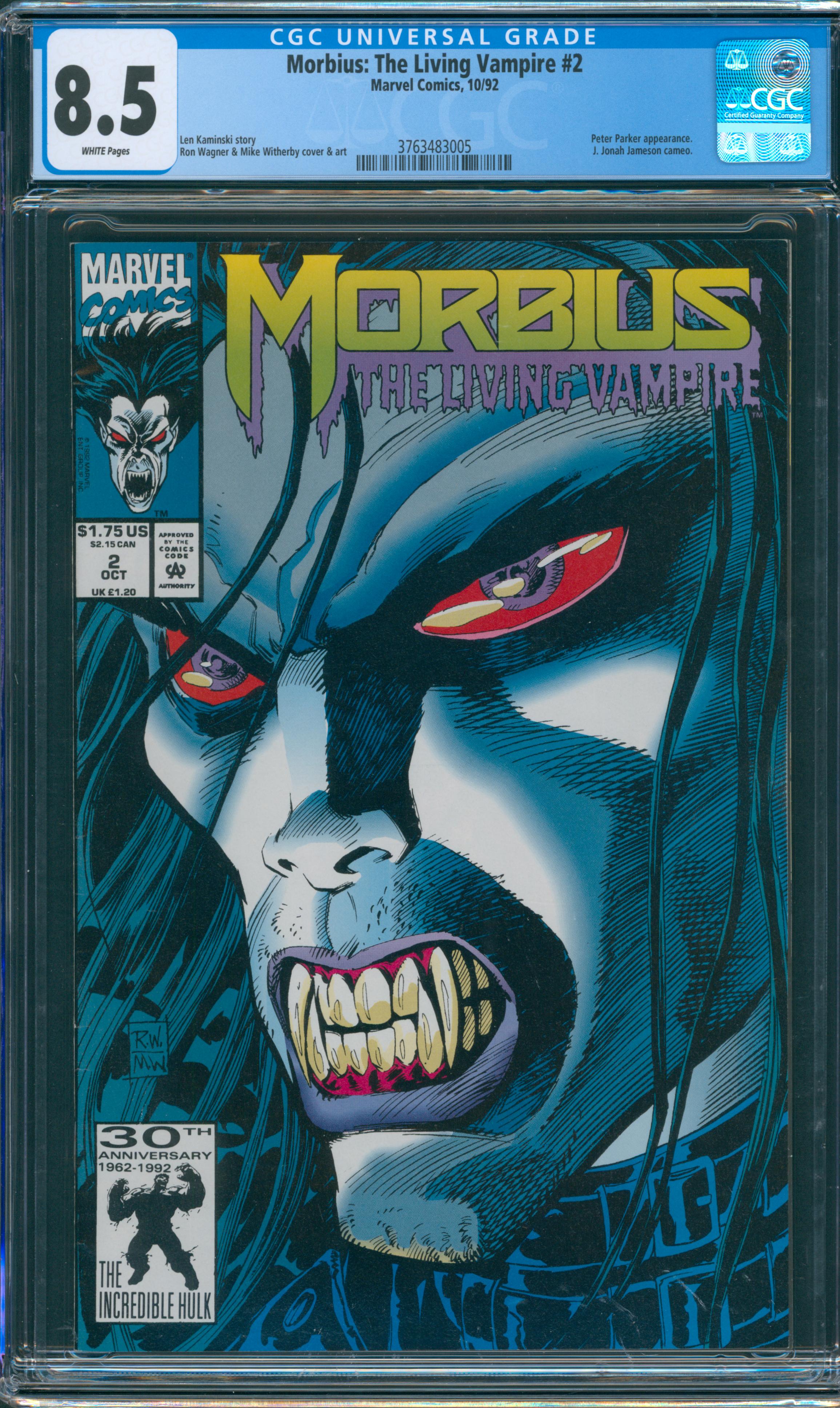 Morbius: The Living Vampire #2 CGC 8.5