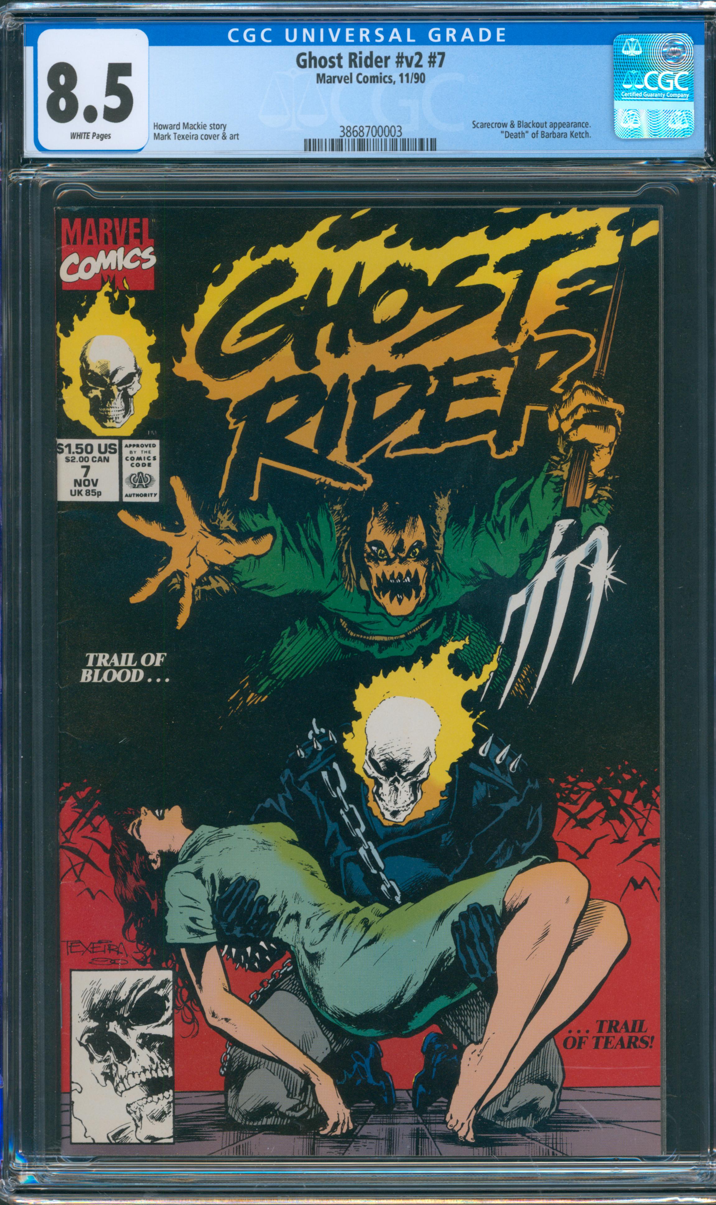 Ghost Rider v2 #7 CGC 8.5