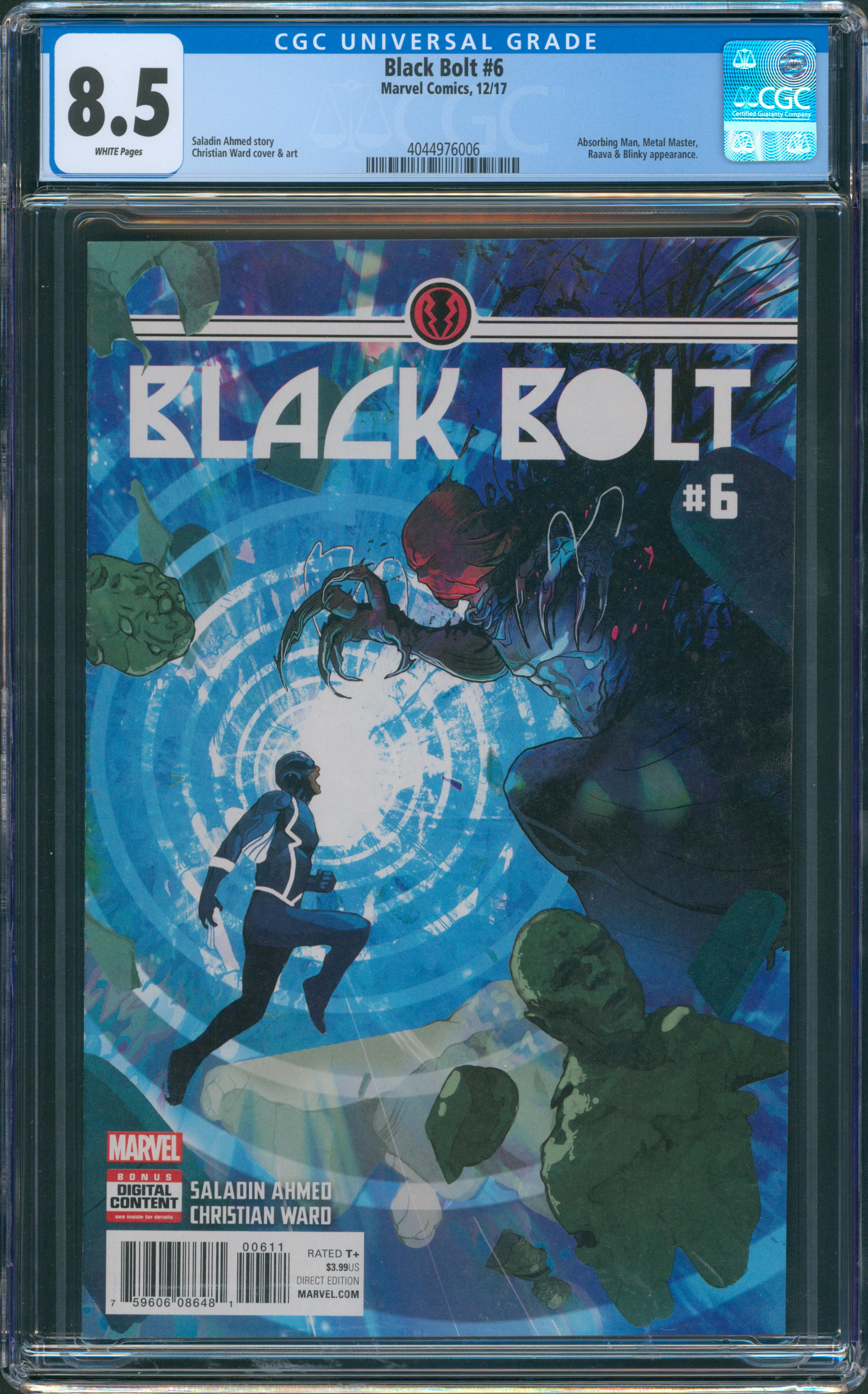 Black Bolt #6 CGC 8.5