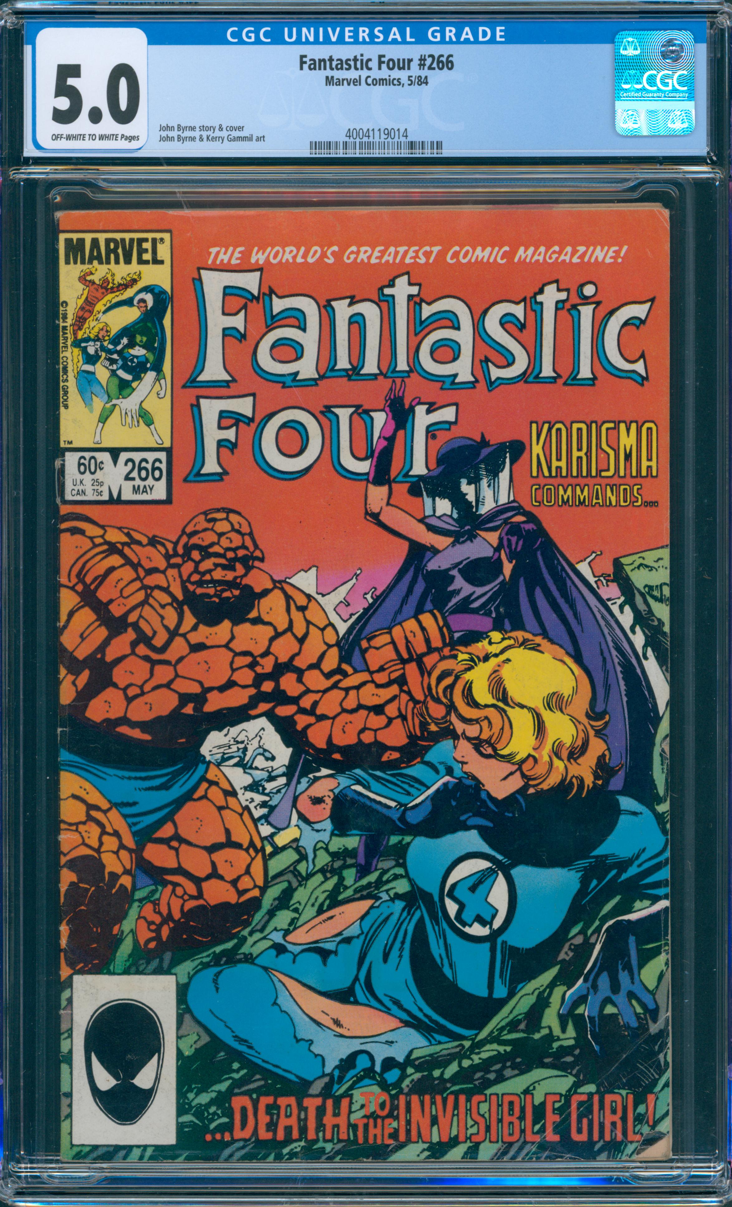 Fantastic Four #266 CGC 5.0