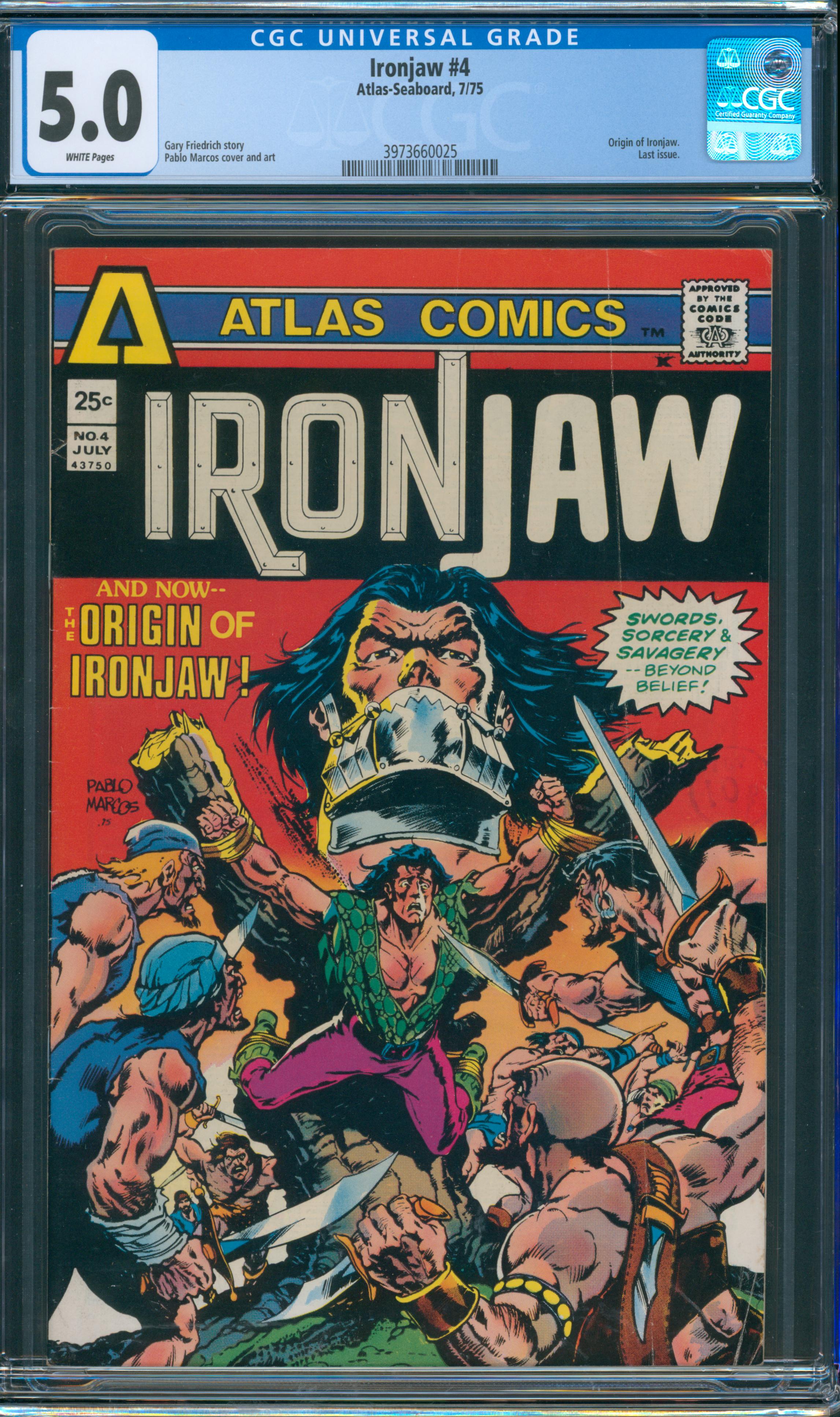 Ironjaw #4 CGC 5.0