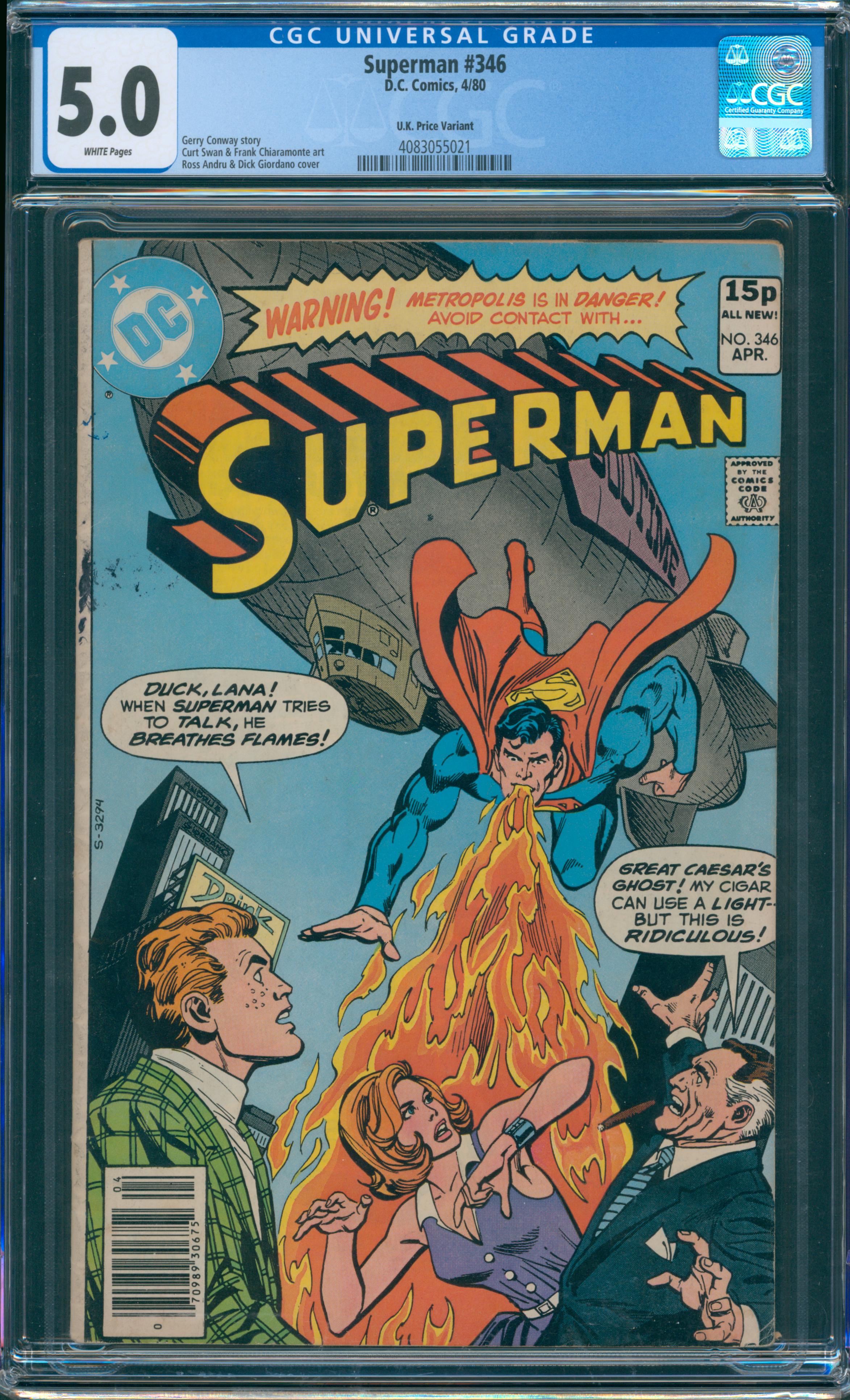Superman #346 CGC 5.0