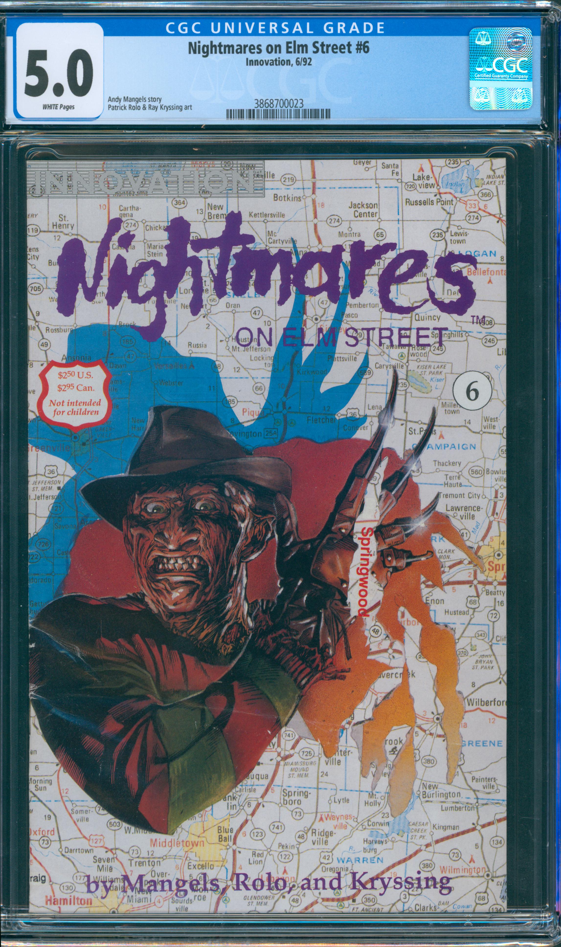 Nightmares on Elm Street #6 CGC 5.0
