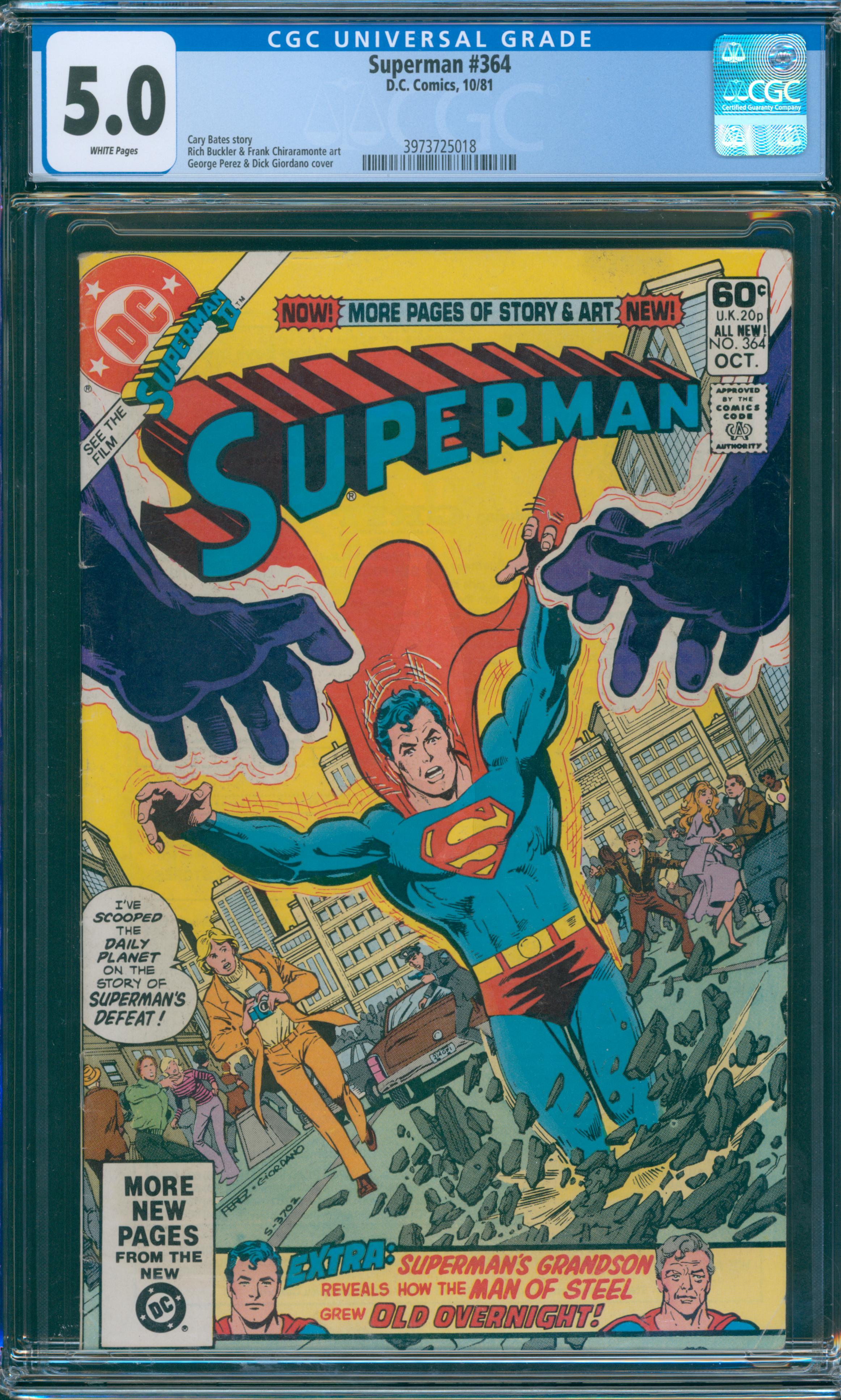 Superman #364 CGC 5.0