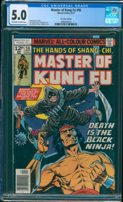 Master of Kung Fu #56 CGC 5.0