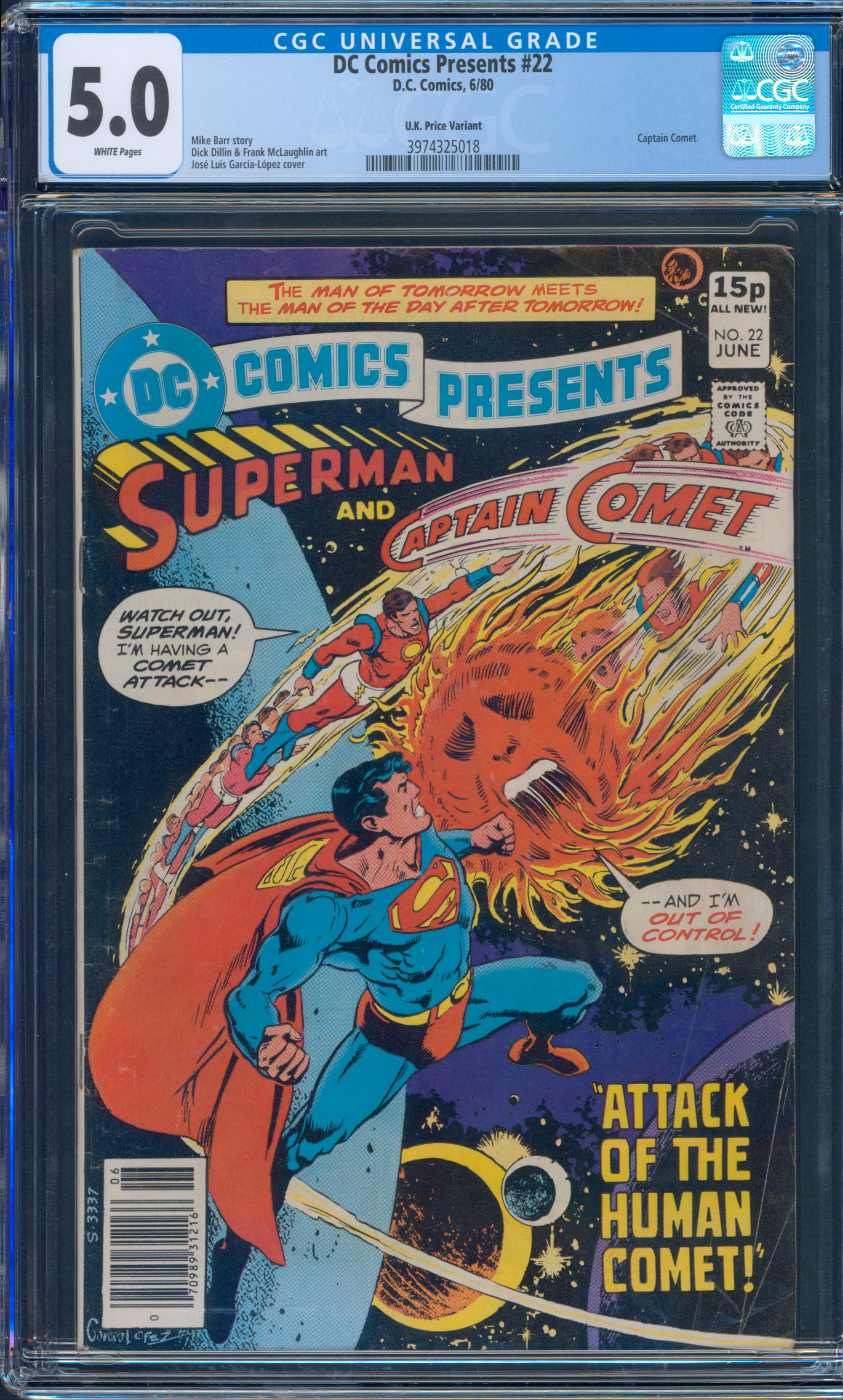 DC Comics Presents #22 CGC 5.0