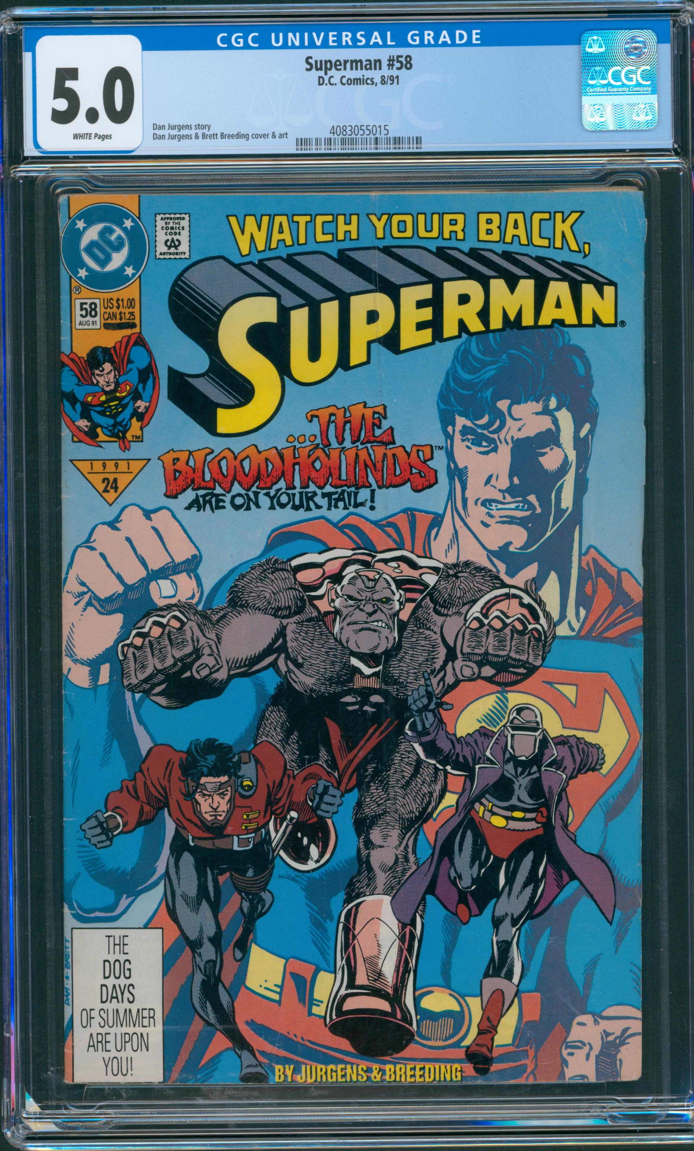 Superman #58 CGC 5.0
