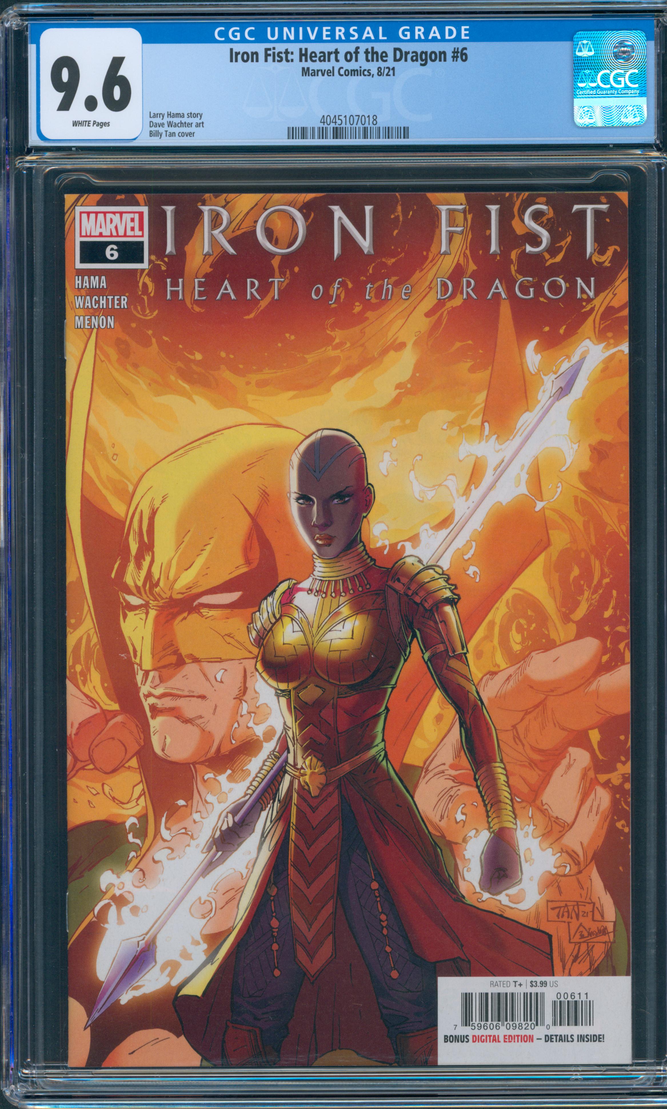 Iron Fist: Heart of the Dragon #6 CGC 9.6