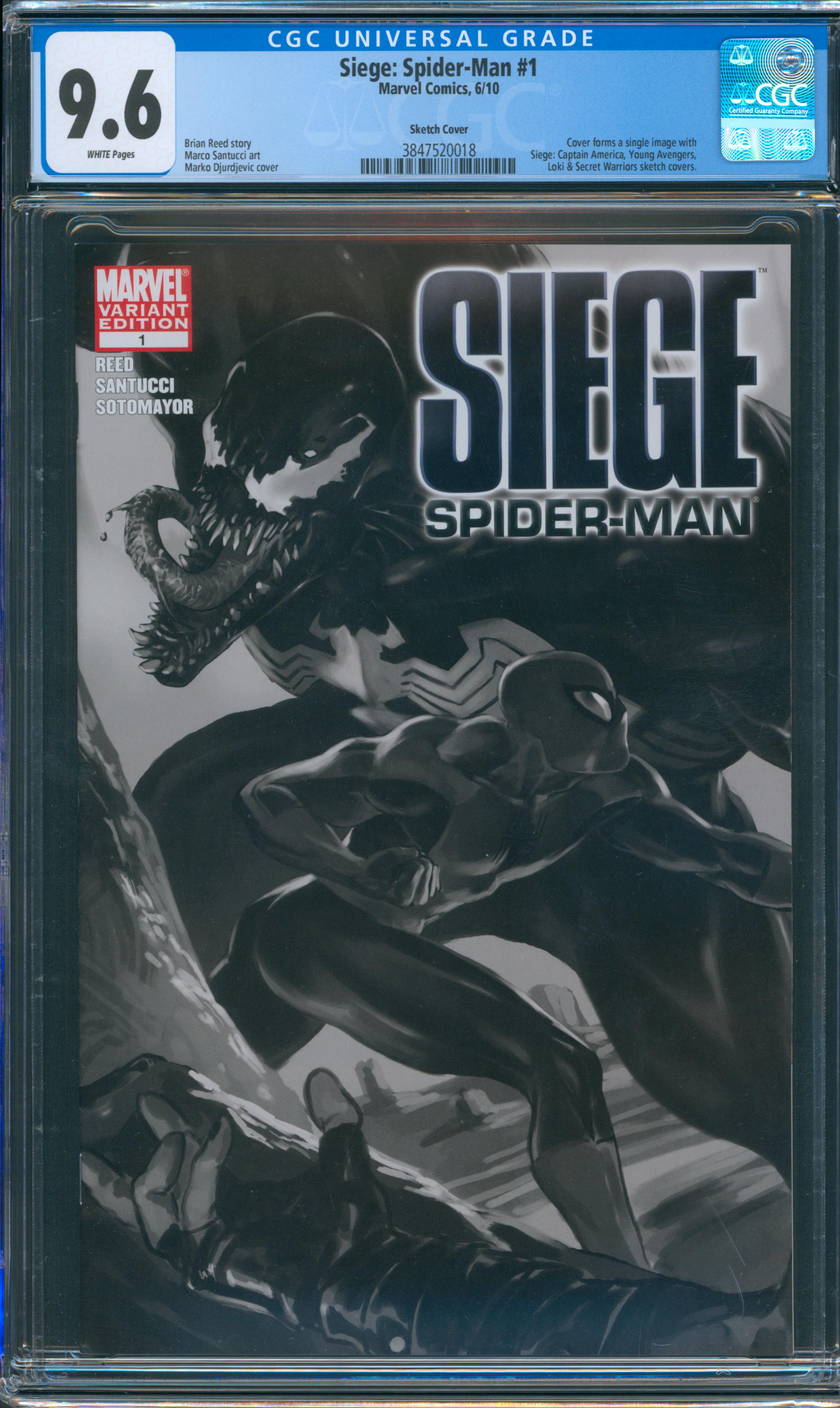 Siege: Spider-Man #1 CGC 9.6