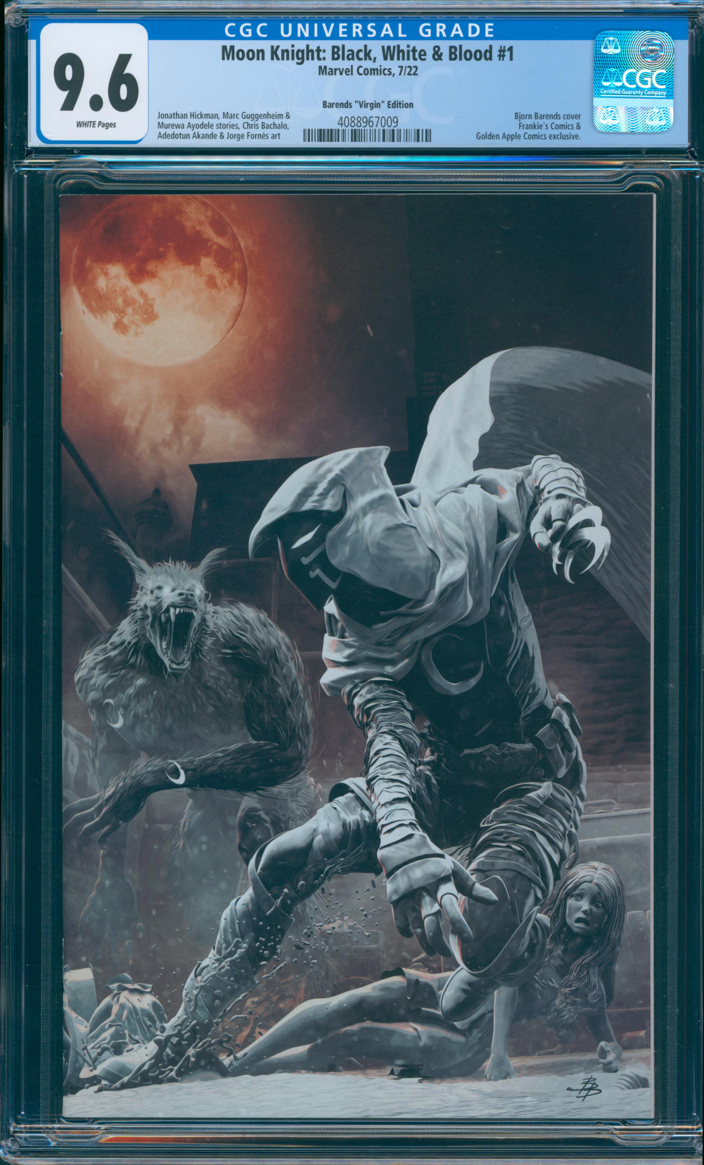 Moon Knight: Black, White & Blood #1 CGC 9.6