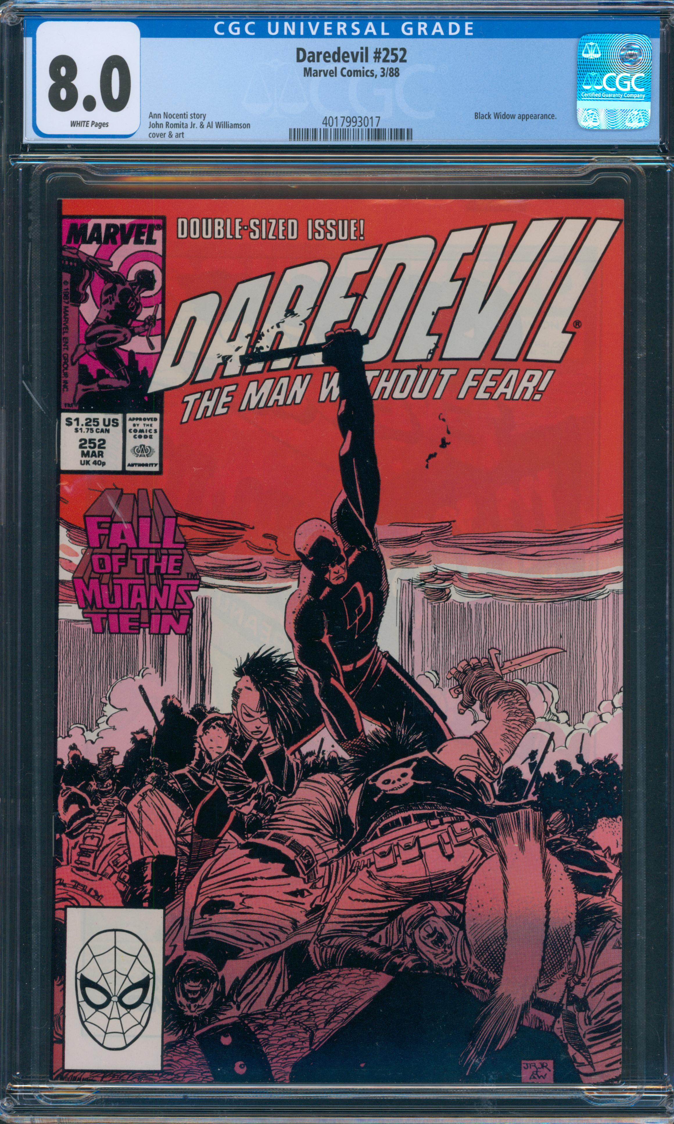 Daredevil #252 CGC 8.0
