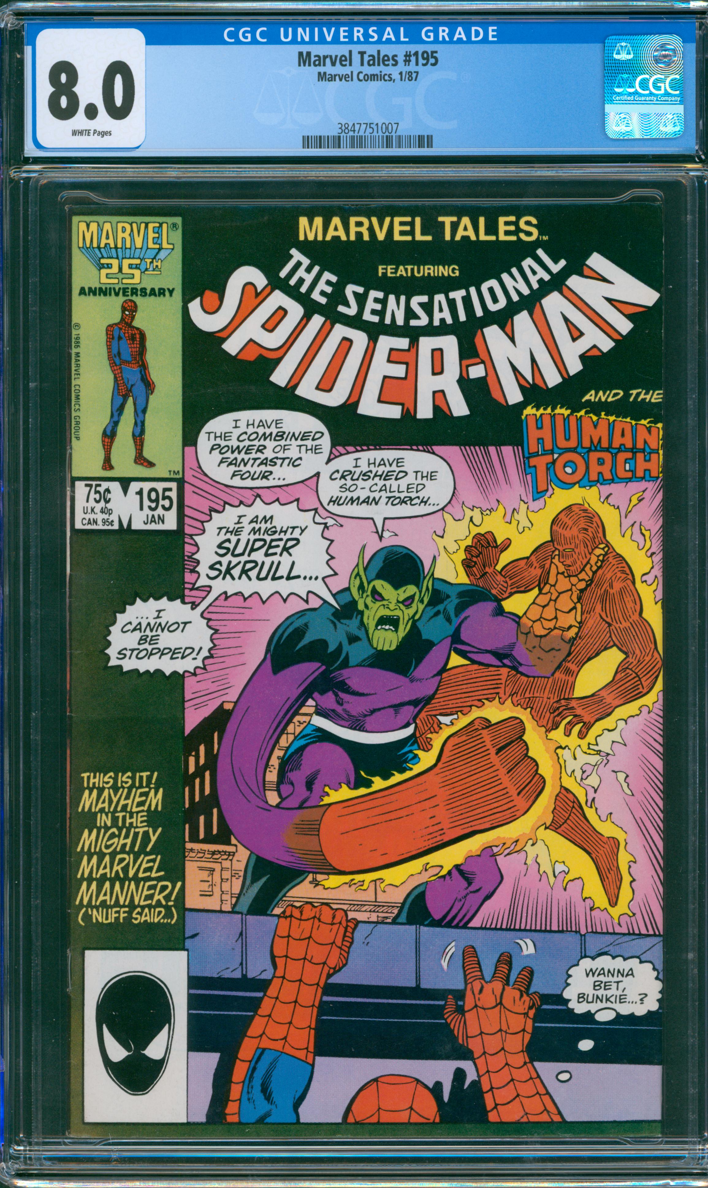 Marvel Tales #195 CGC 8.0