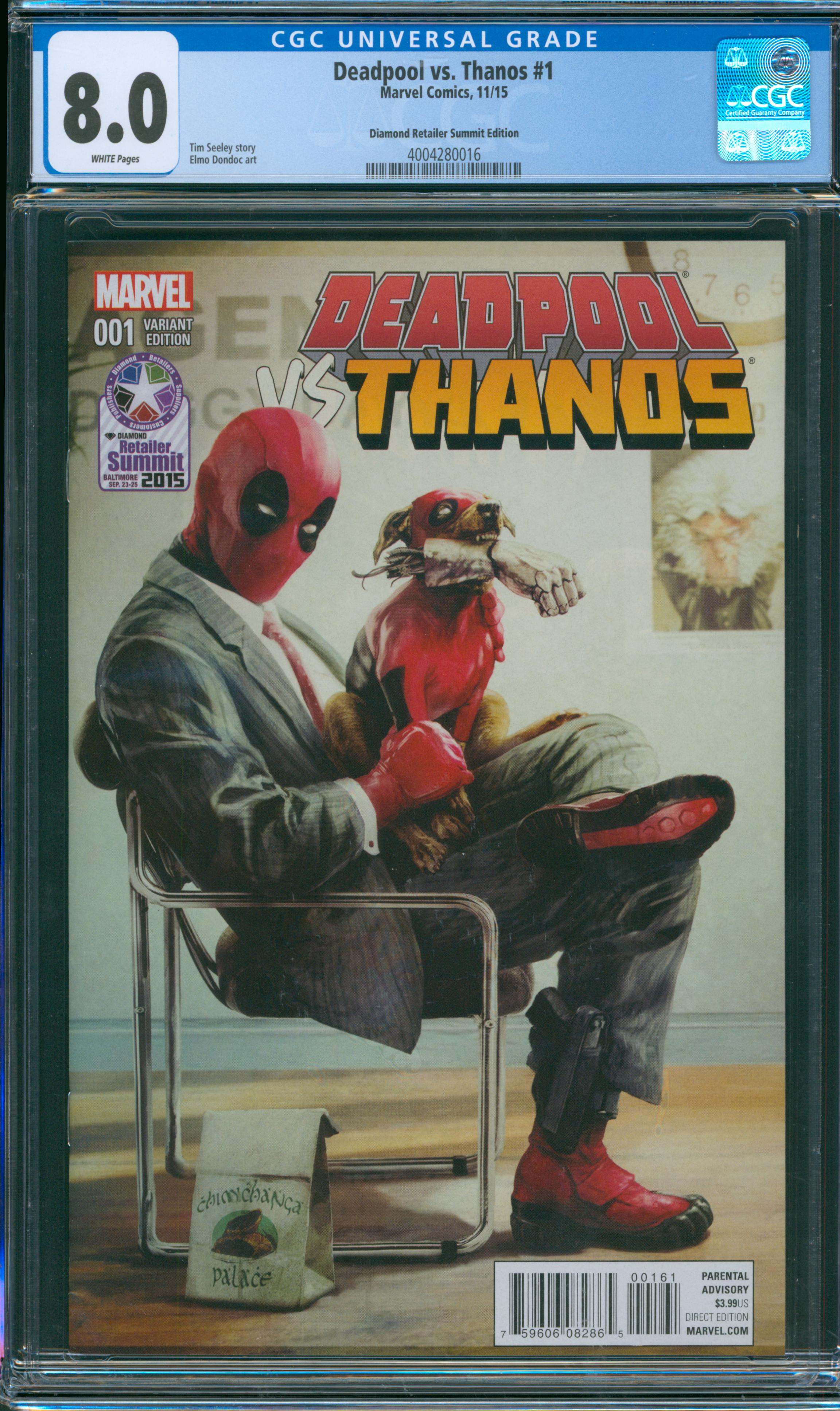 Deadpool vs. Thanos #1 CGC 8.0