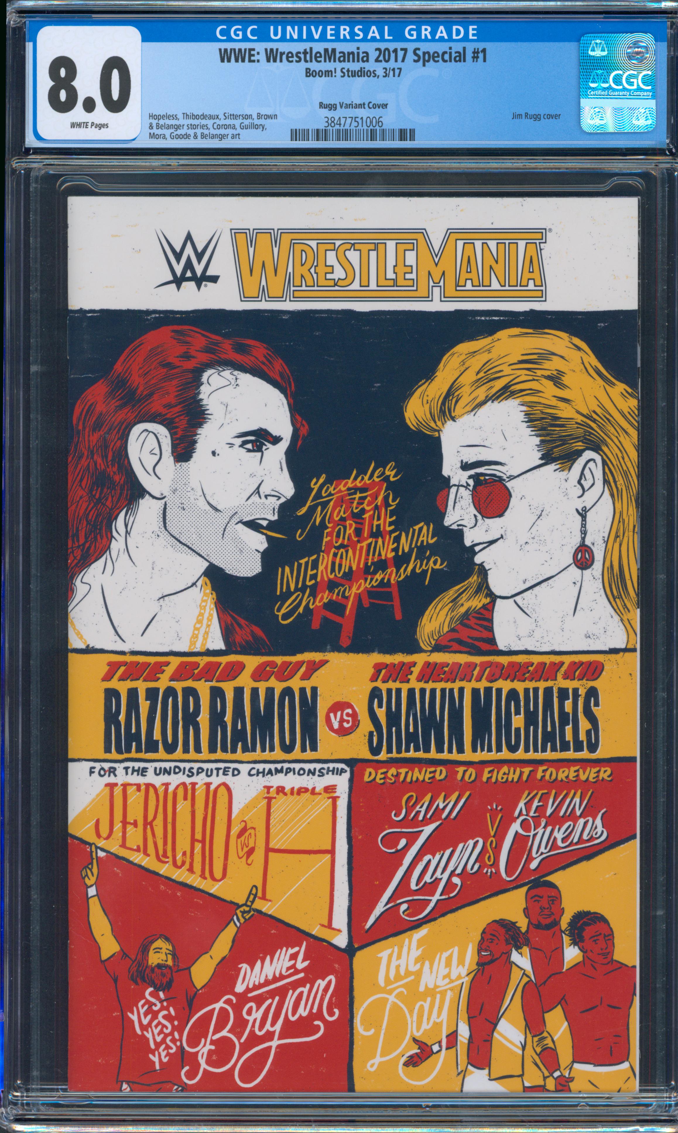 WWE: WrestleMania 2017 Special #1 CGC 8.0