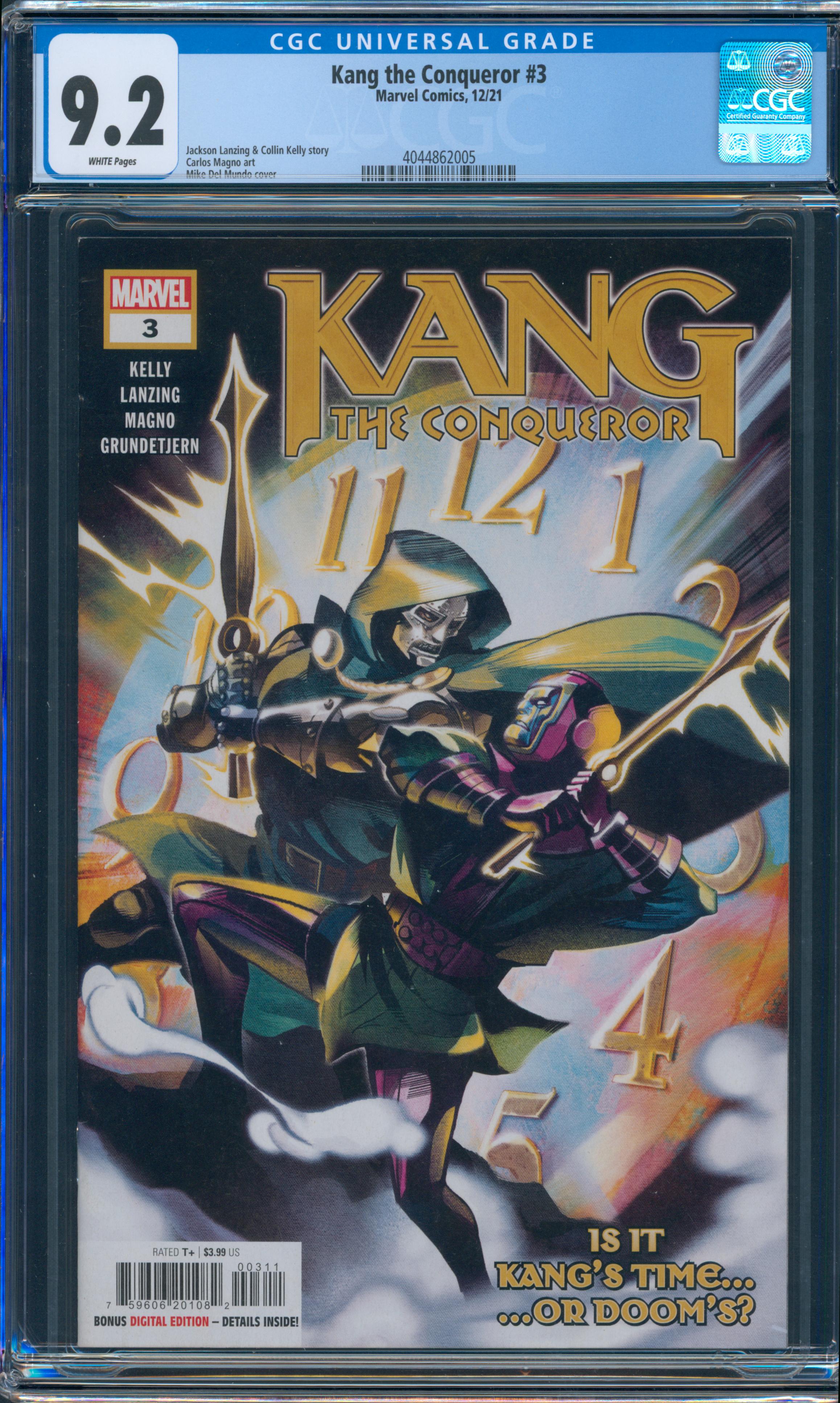 Kang the Conqueror #3 CGC 9.2