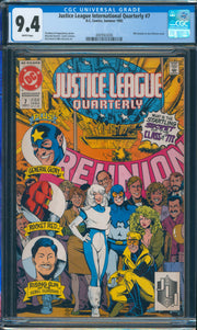 Justice League International Quarterly #7 CGC 9.4