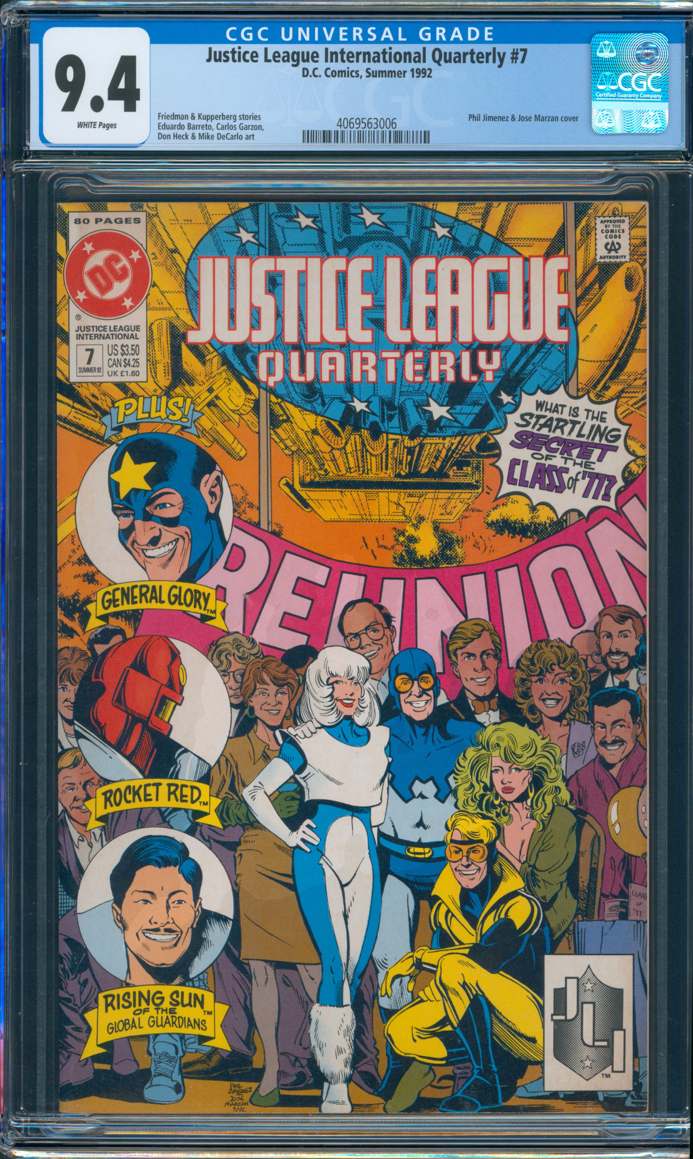 Justice League International Quarterly #7 CGC 9.4