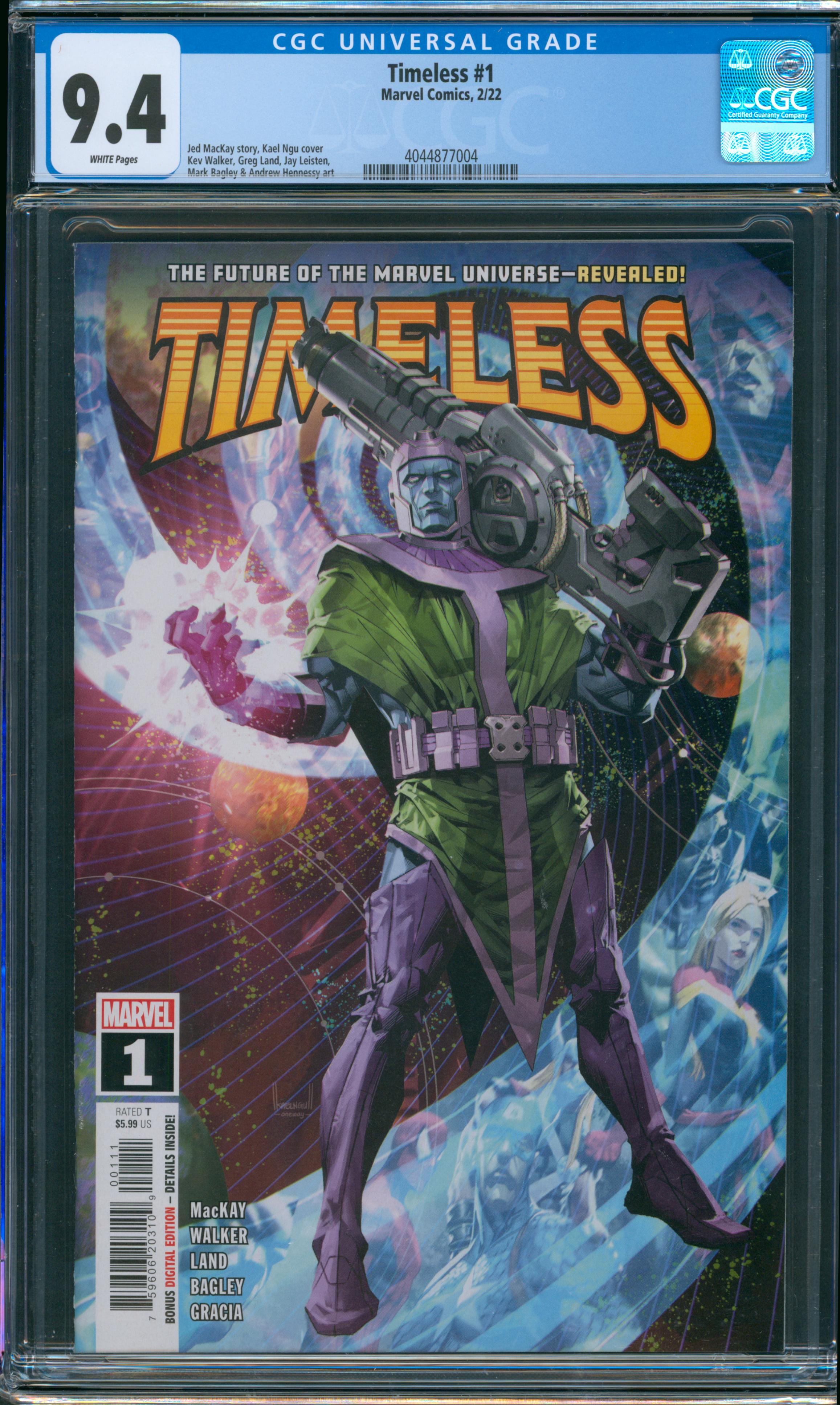 Timeless #1 CGC 9.4