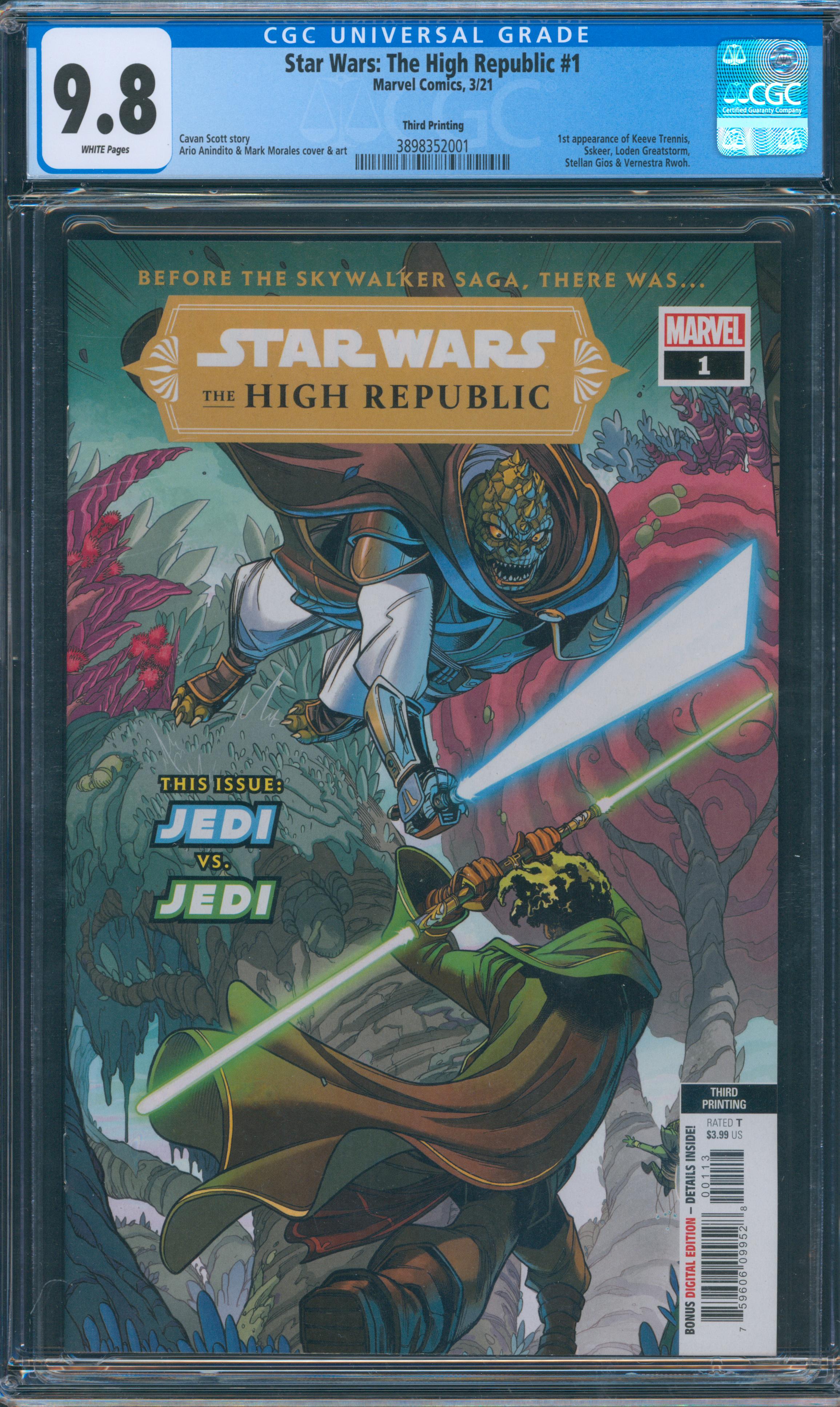 Star Wars: The High Republic #1 CGC 9.8