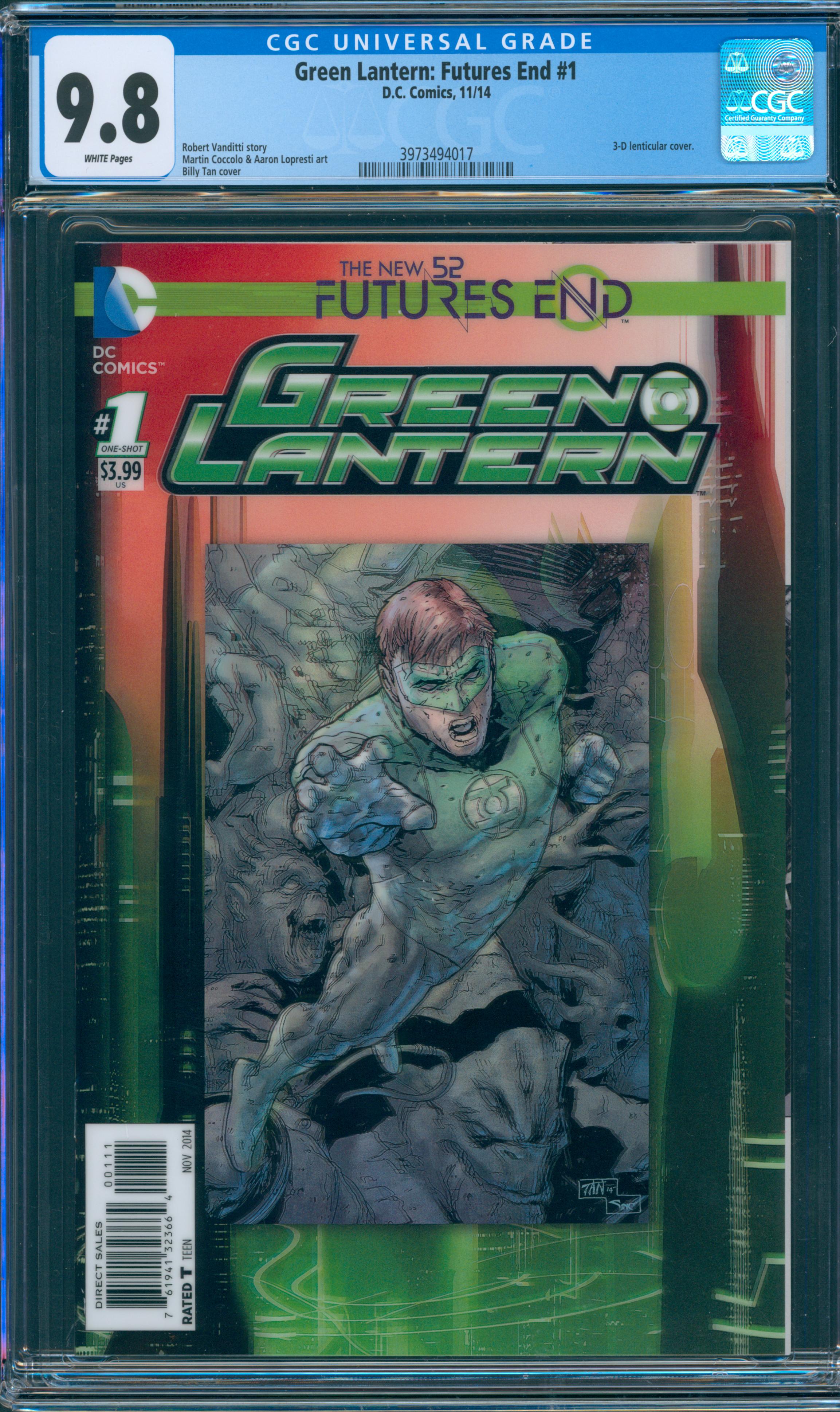 Green Lantern: Futures End #1 CGC 9.8