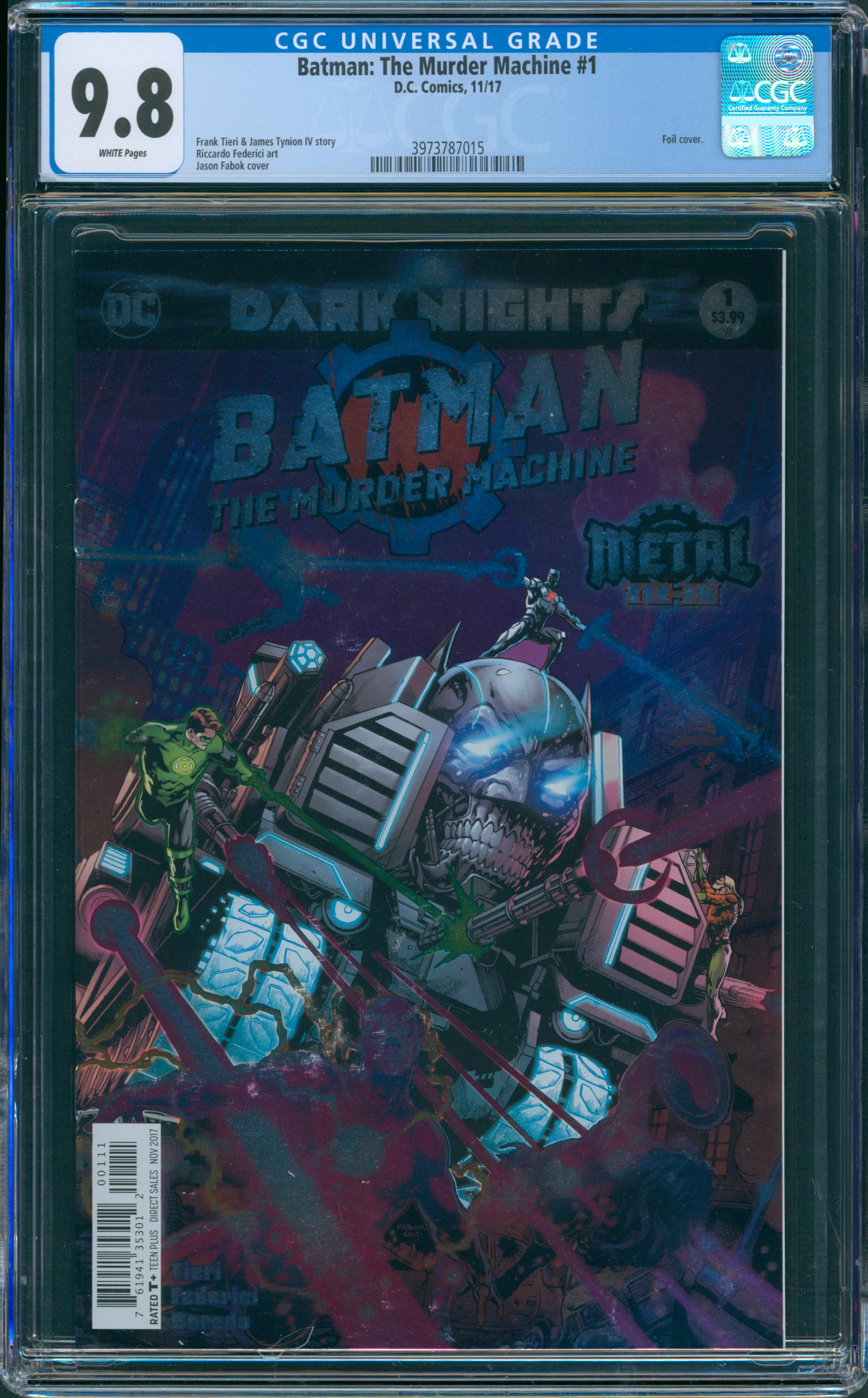 Batman: The Murder Machine #1 CGC 9.8