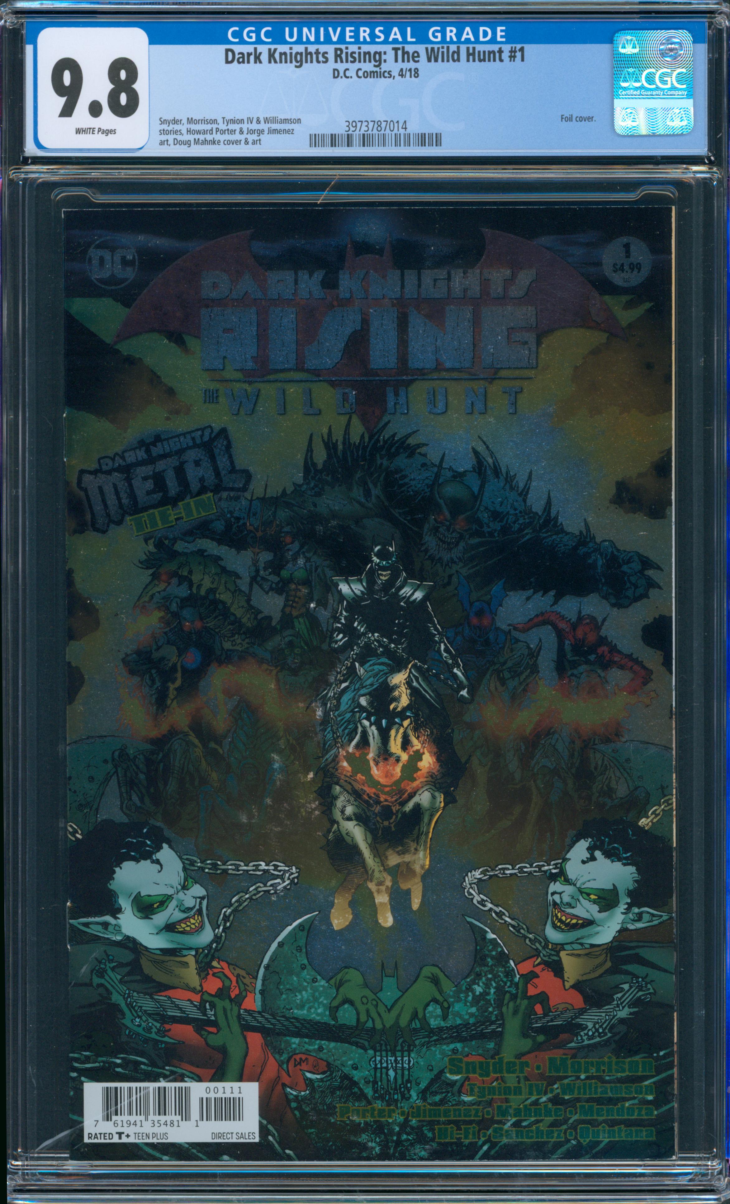 Dark Knights Rising: The Wild Hunt #1 CGC 9.8