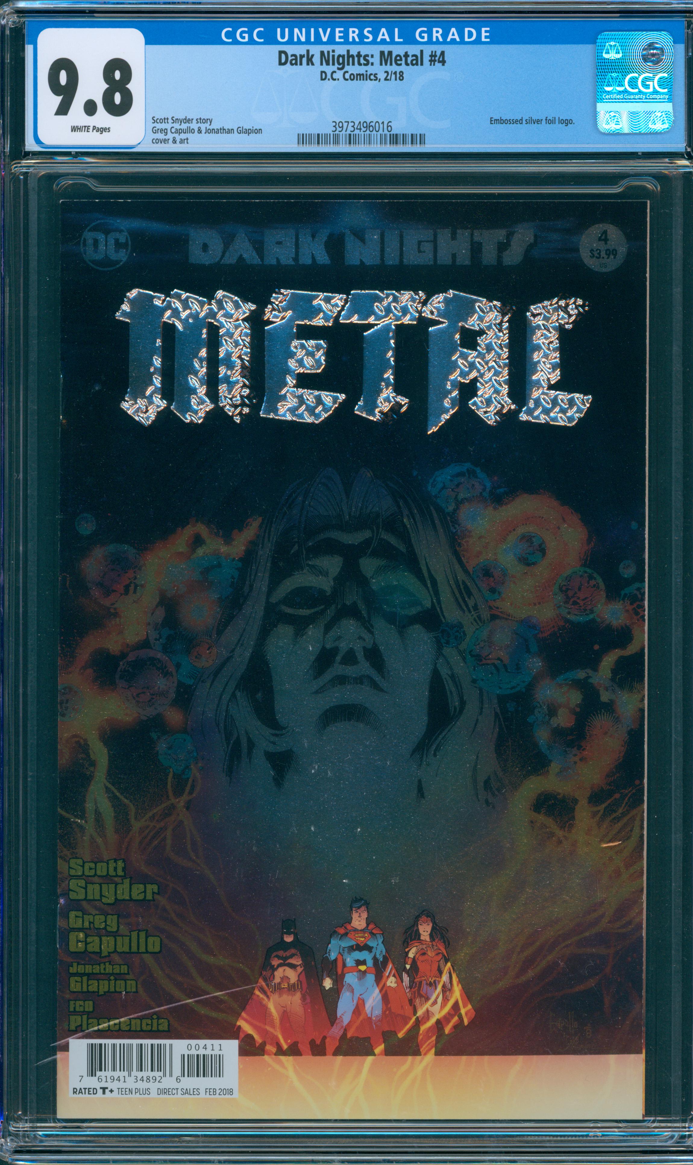 Dark Nights: Metal #4 CGC 9.8