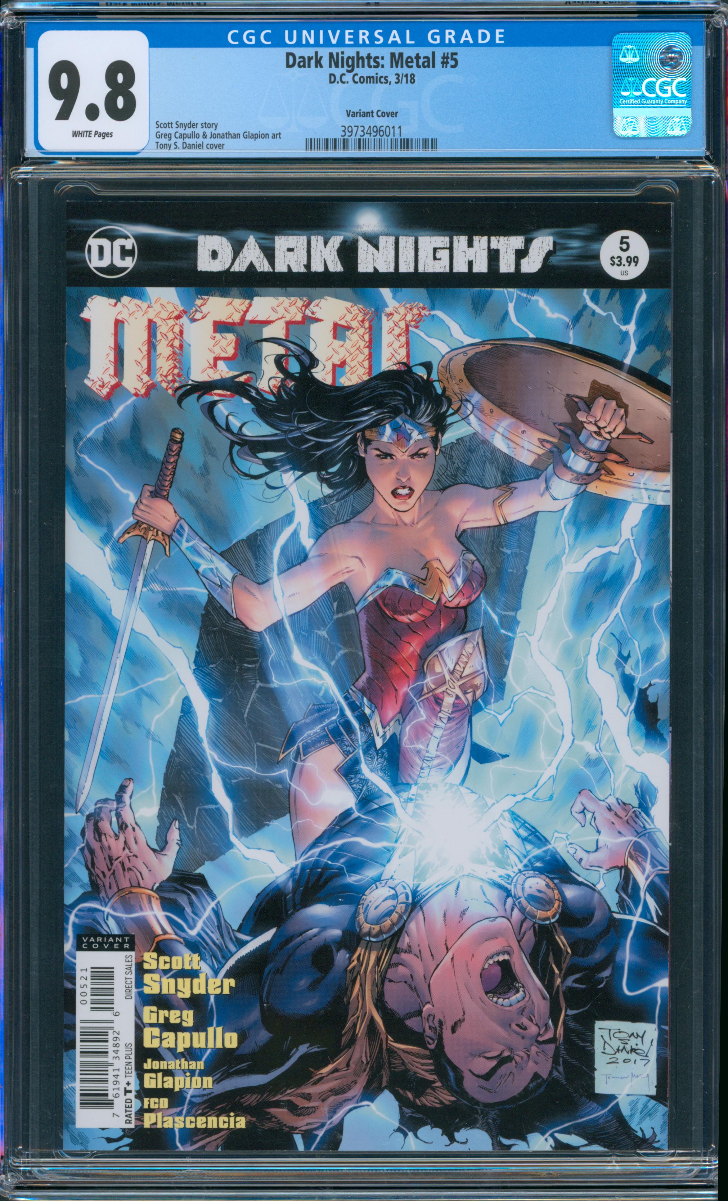 Dark Nights: Metal #5 CGC 9.8
