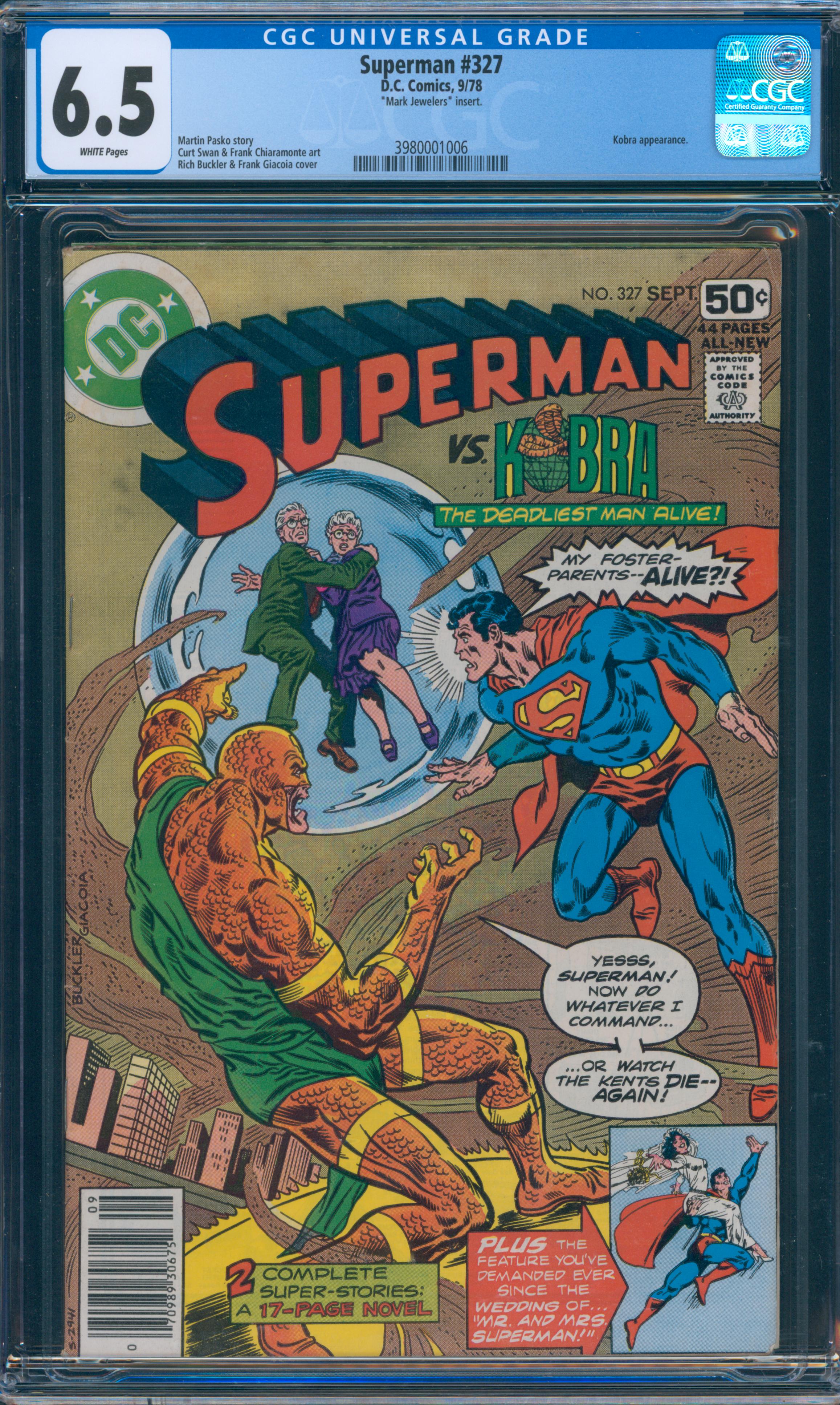 Superman #327 CGC 6.5