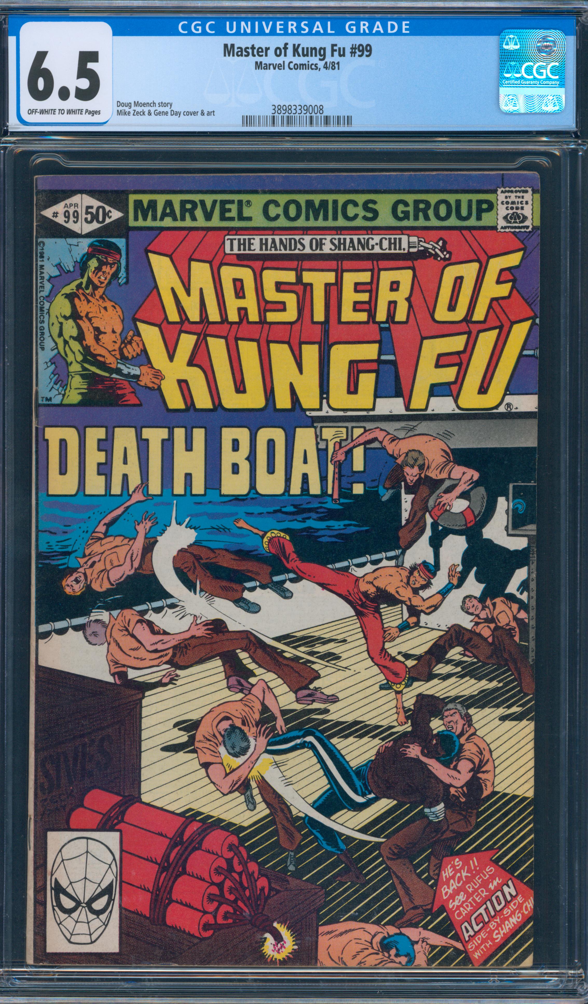 Master of Kung Fu #99 CGC 6.5