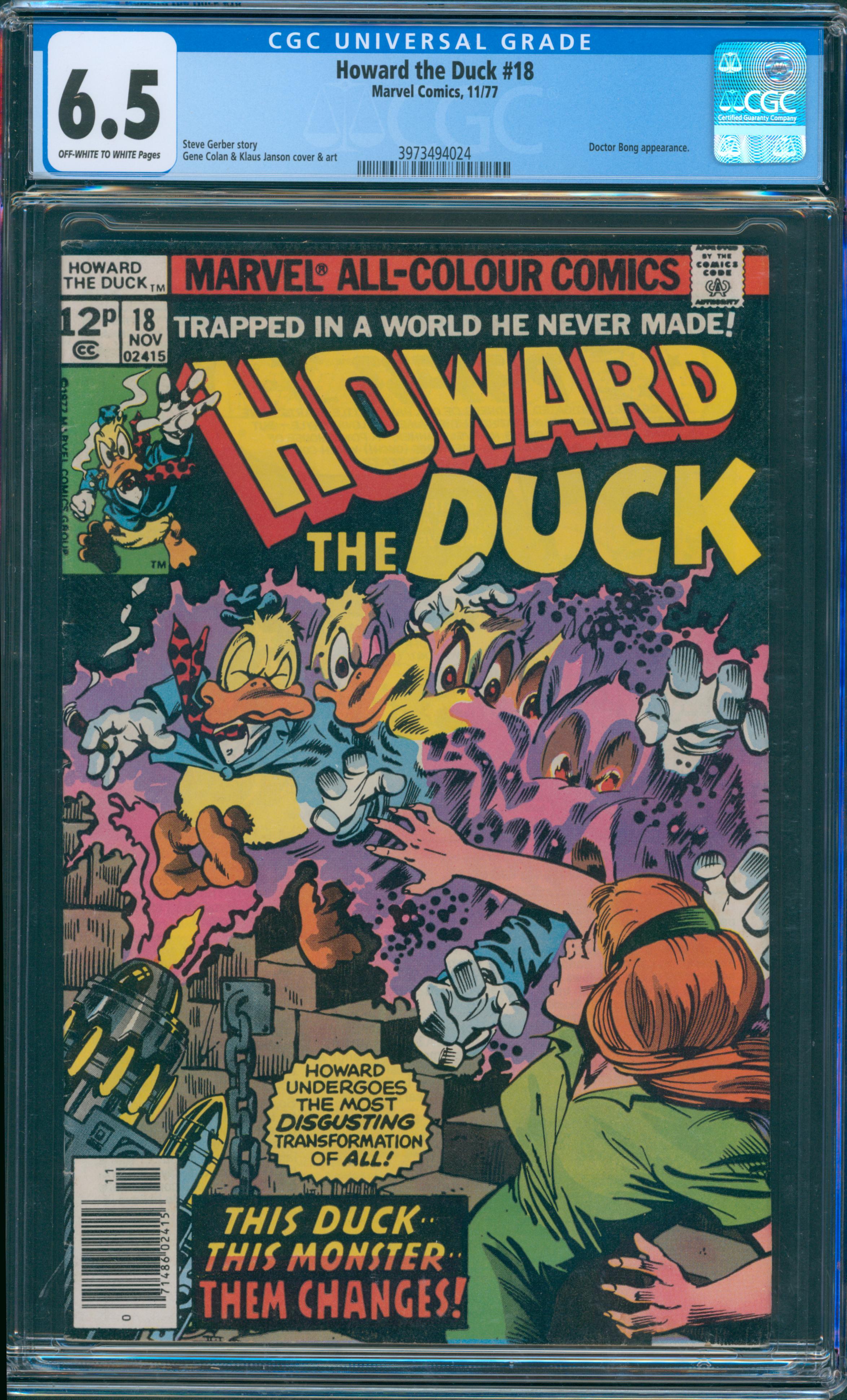 Howard the Duck #18 CGC 6.5