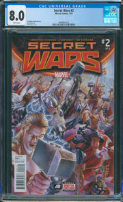 Secret Wars #2 CGC 8.0