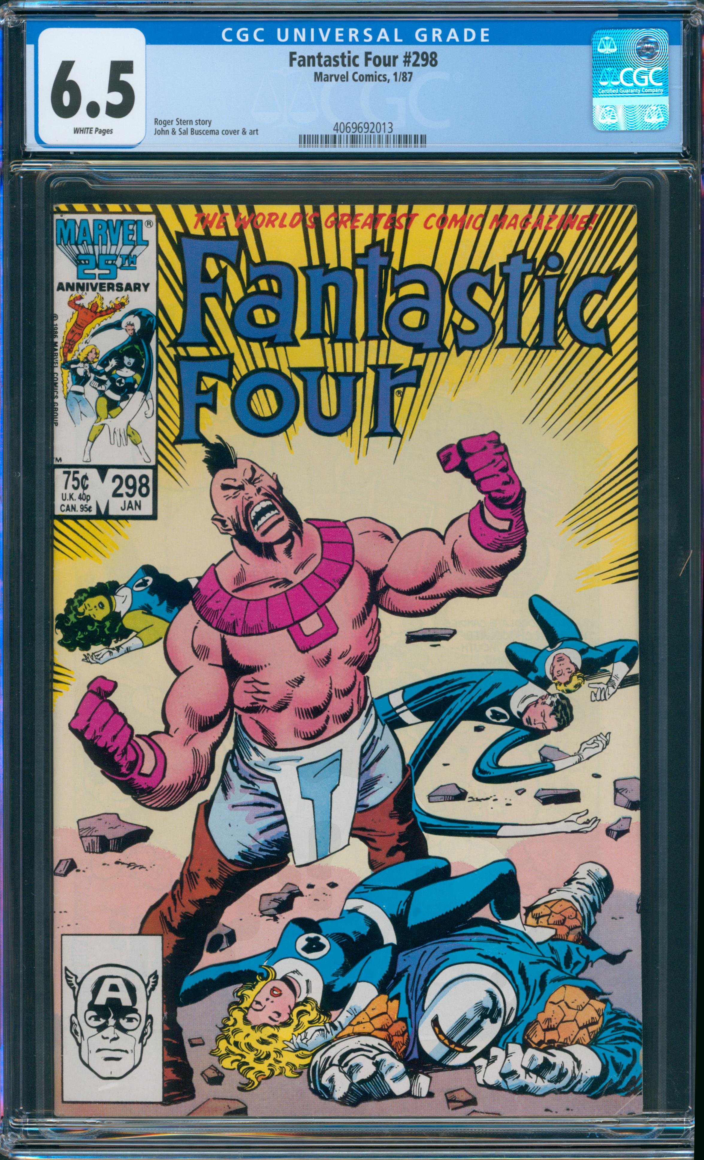 Fantastic Four #298 CGC 6.5