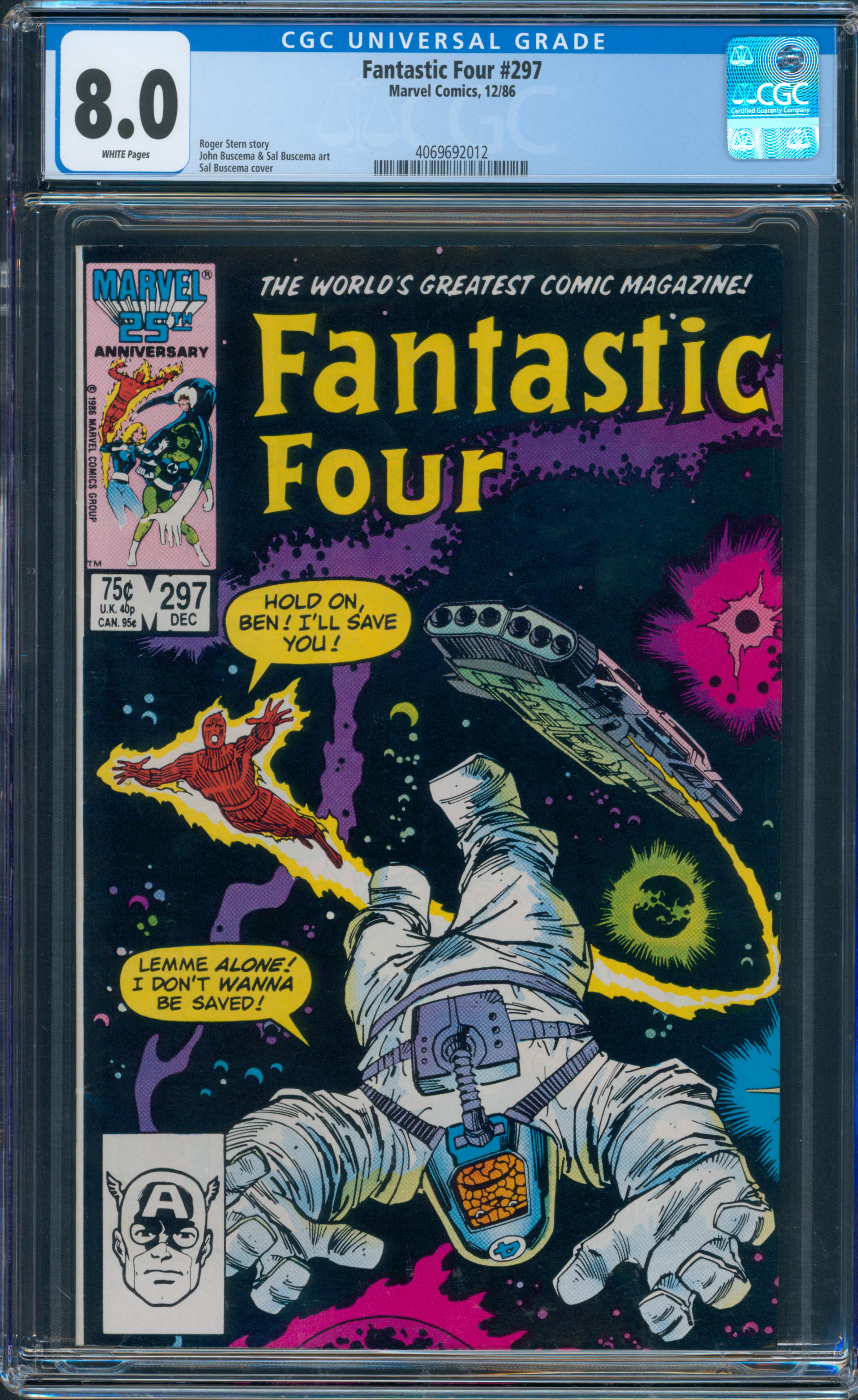 Fantastic Four #297 CGC 8.0