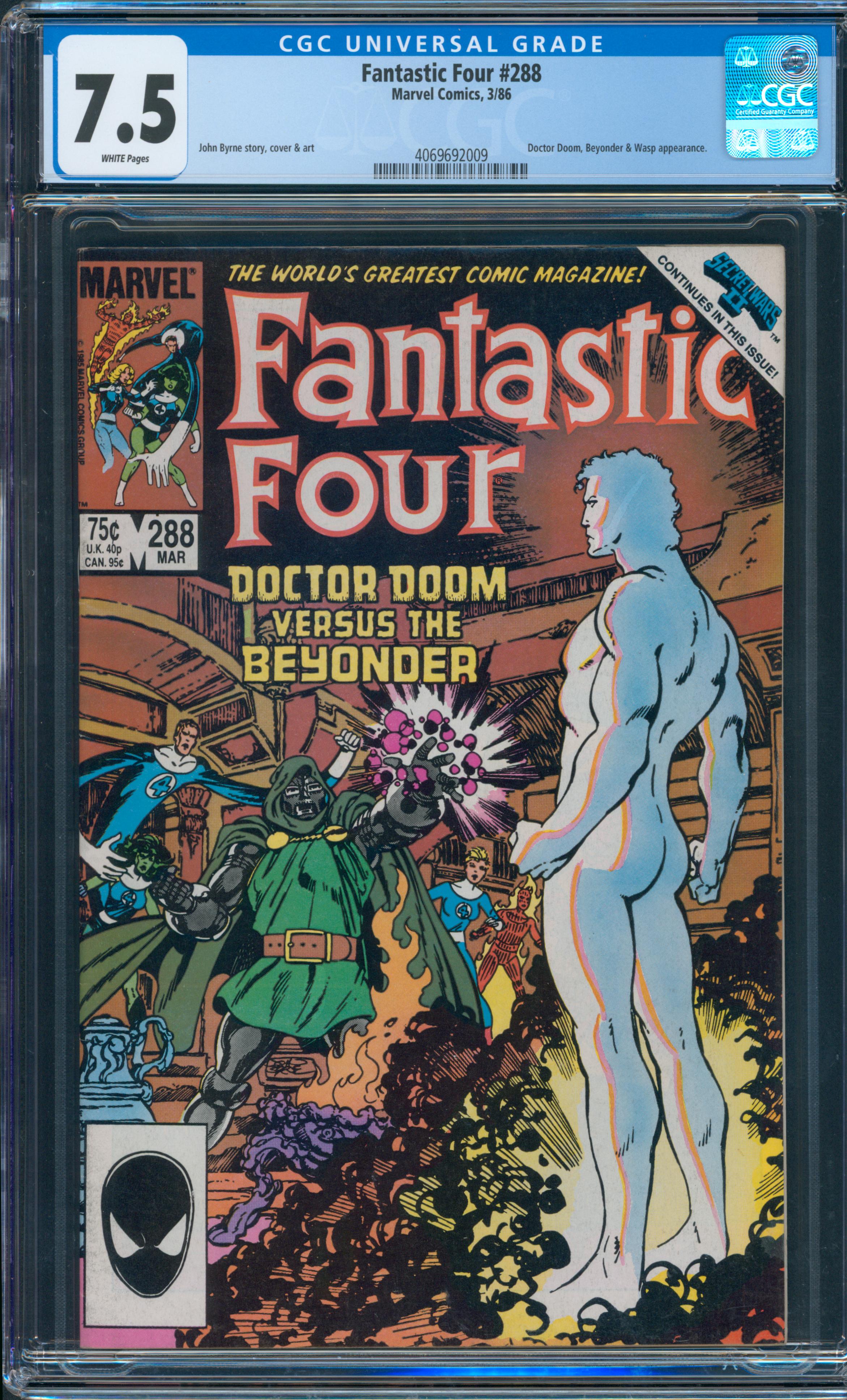Fantastic Four #288 CGC 7.5