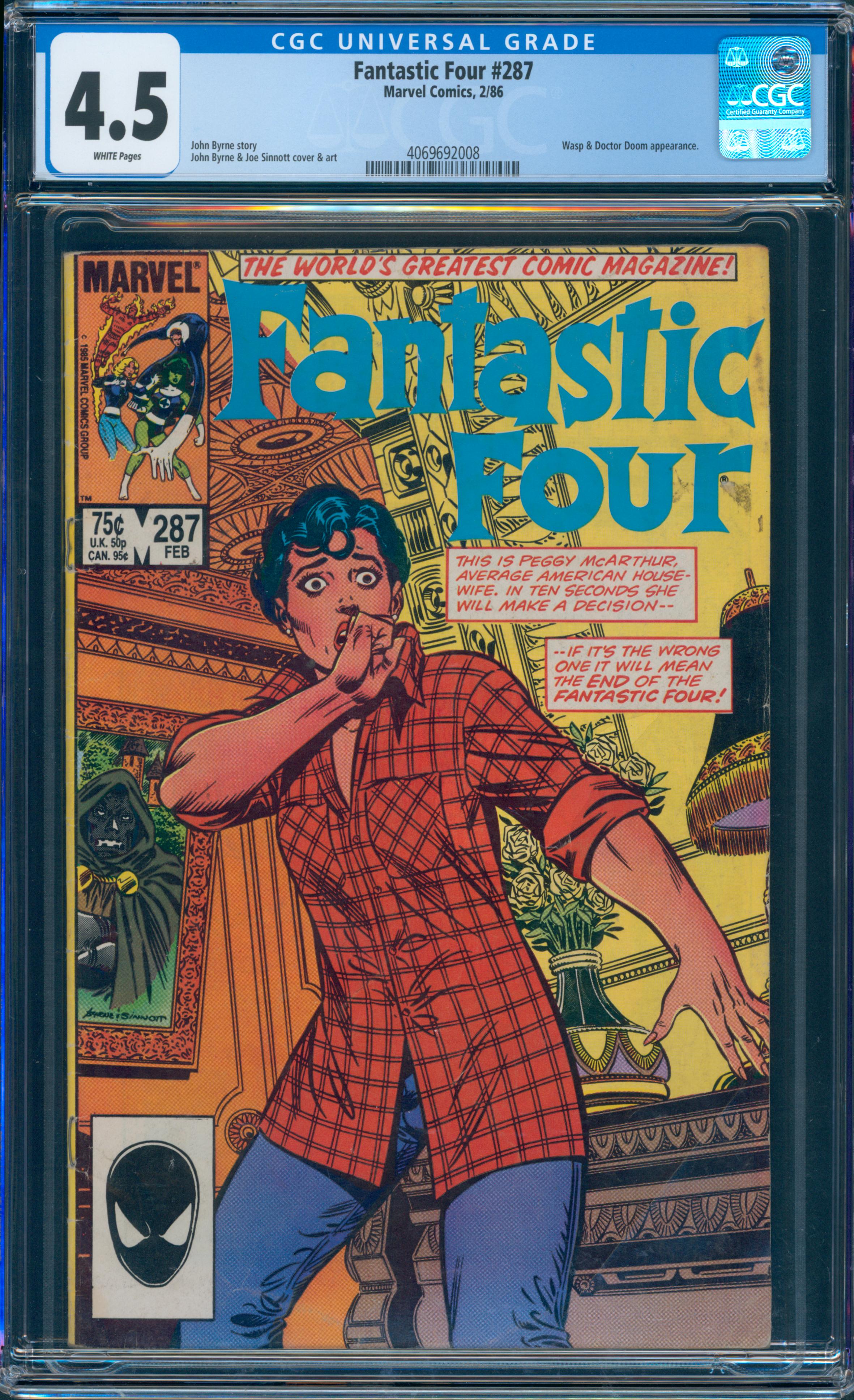 Fantastic Four #287 CGC 4.5