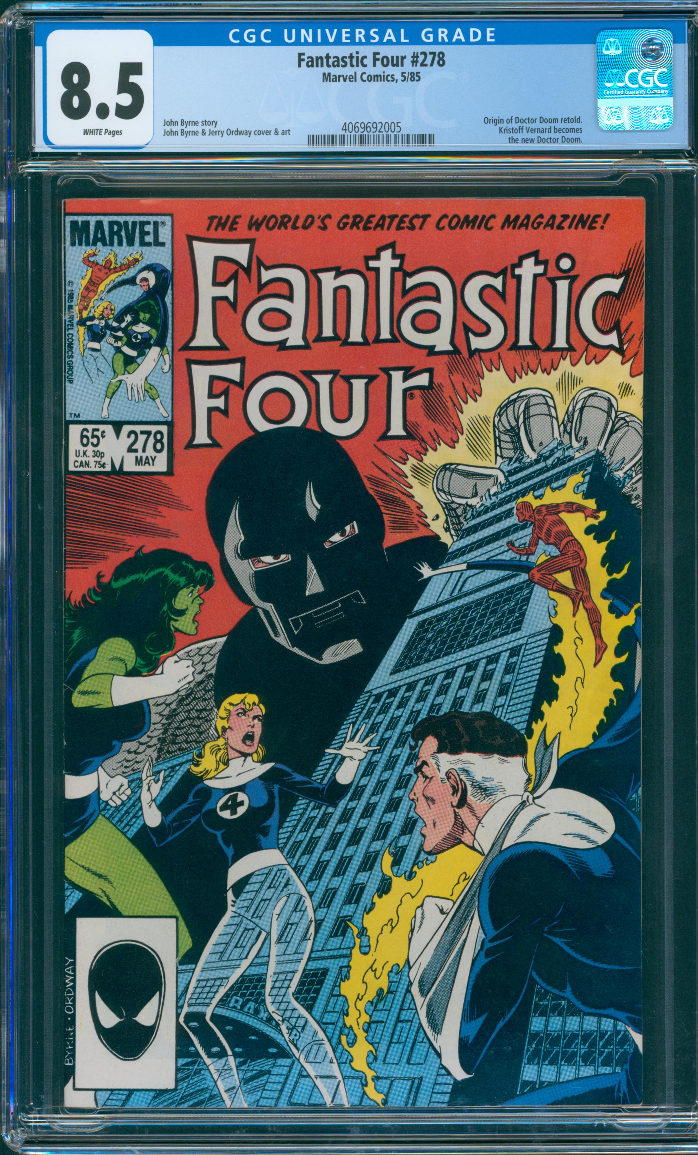Fantastic Four #278 CGC 8.5