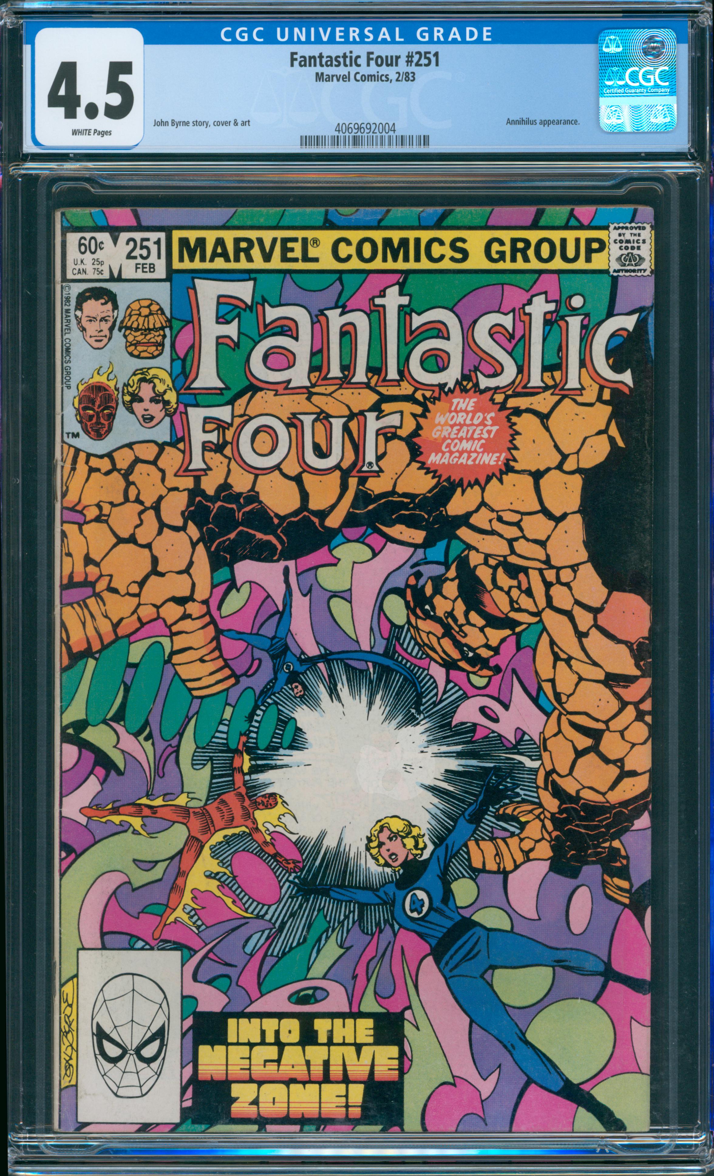 Fantastic Four #251 CGC 4.5